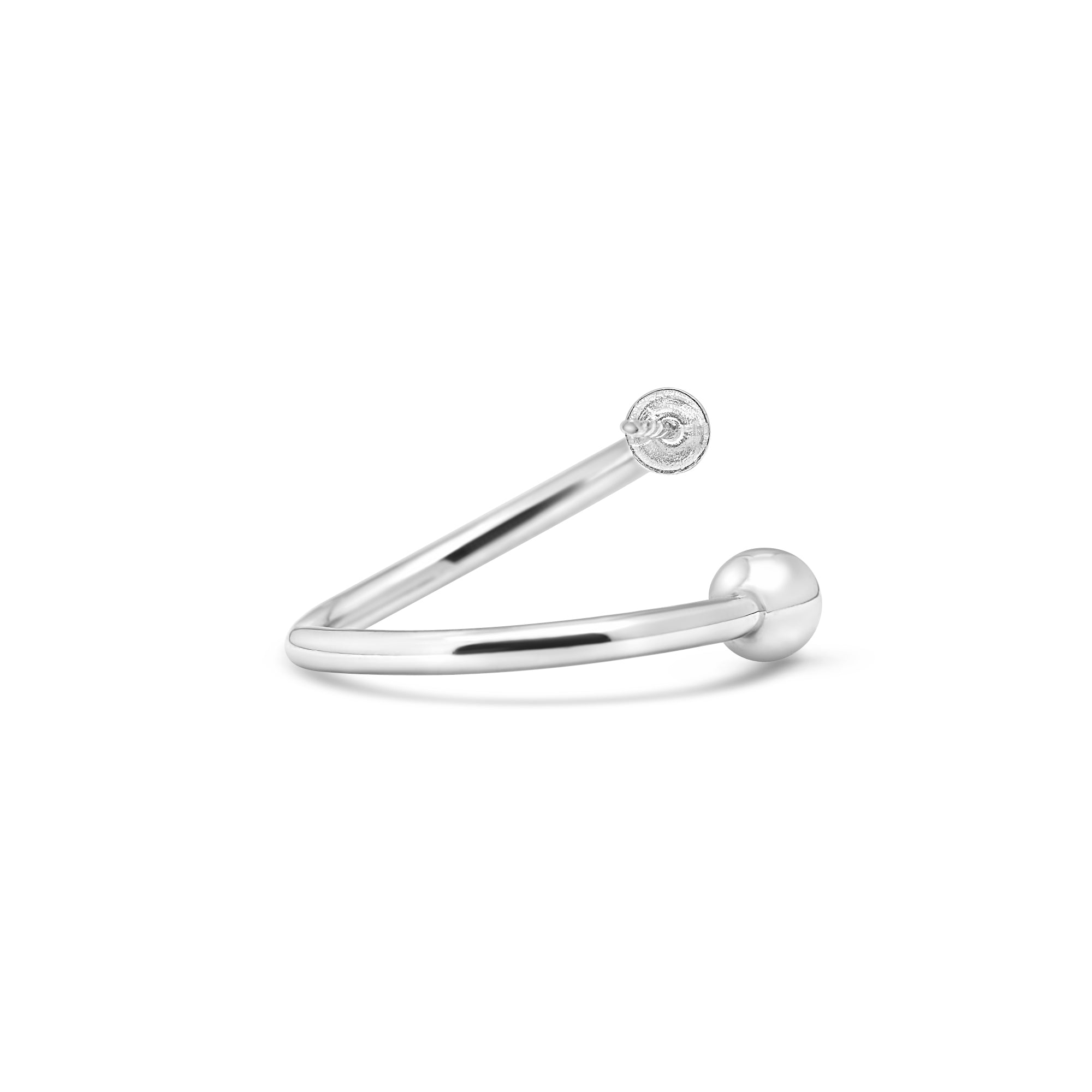 Adjustable Ring 925 Silver for pearl SC512