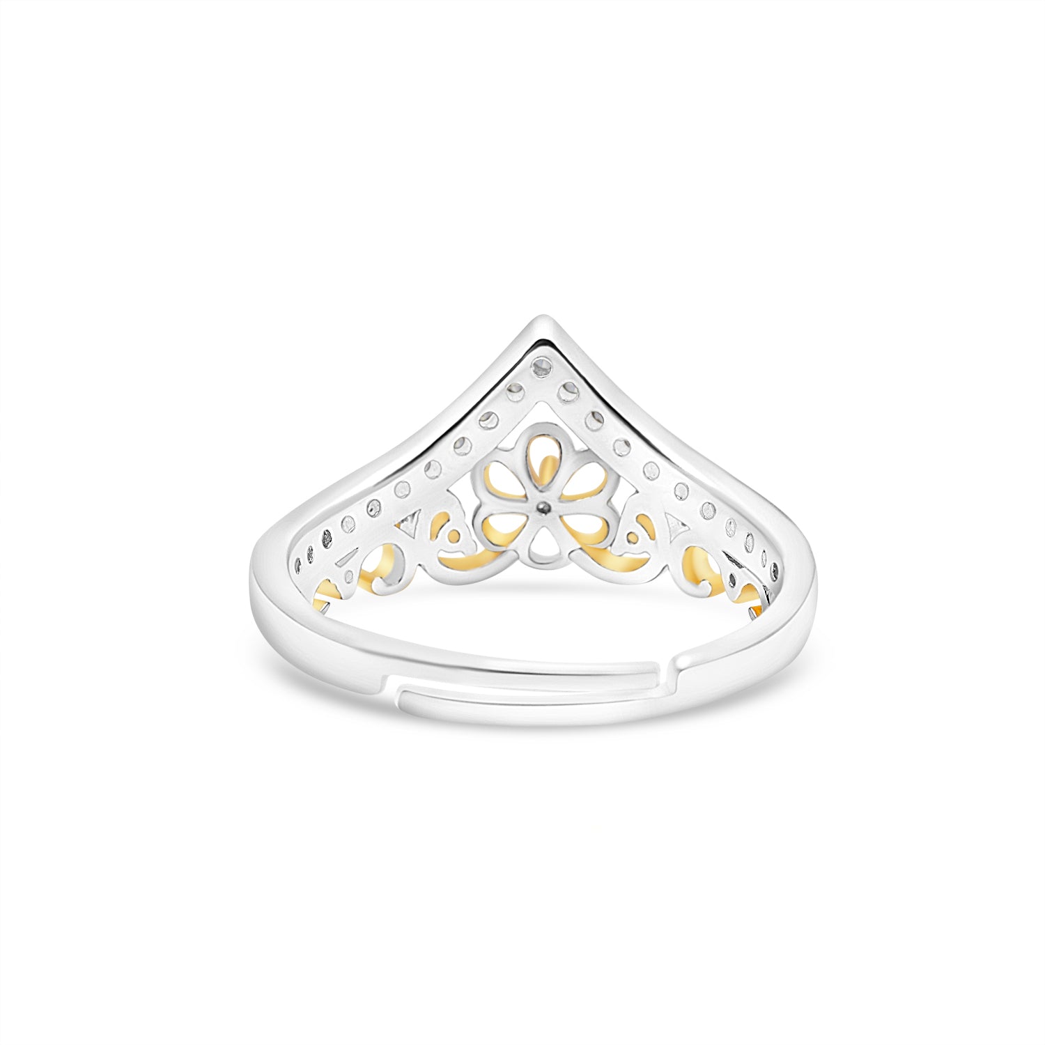 Adjustable Ring 925 Silver for pearl SC250