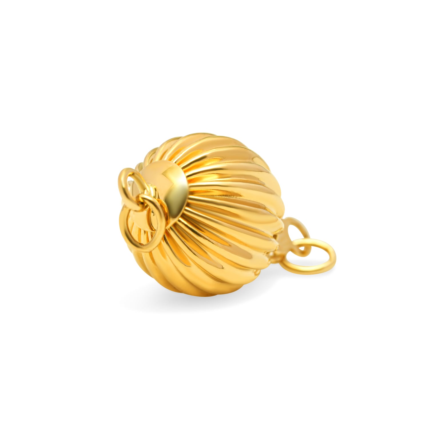 18K 14K Solid White Gold Ball Claps 9mm/10mm High Quality 18k09