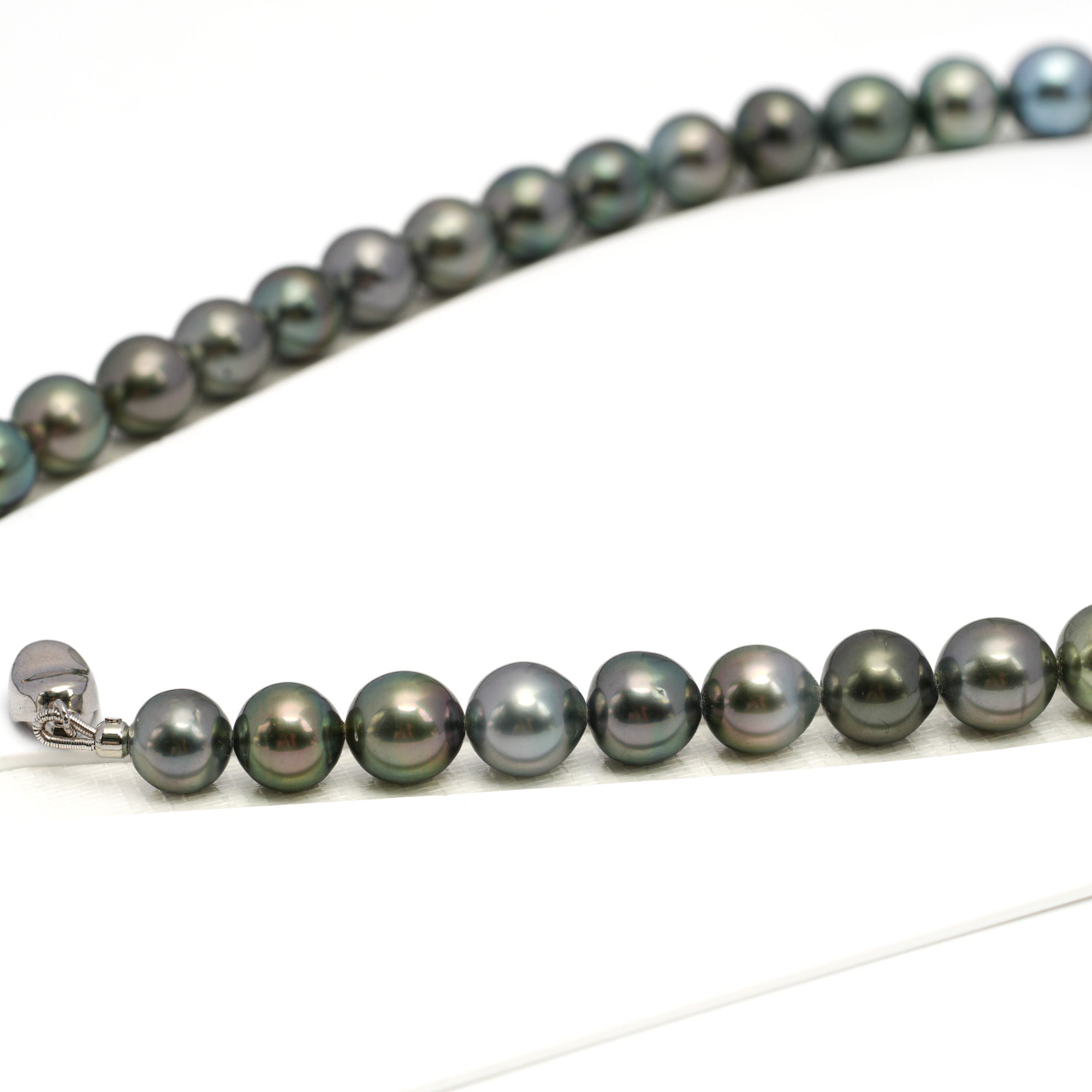 41pcs Multicolor 8-13mm - SR/NR AAA Quality Tahitian Pearl Drilled Necklace NL1735 WF1