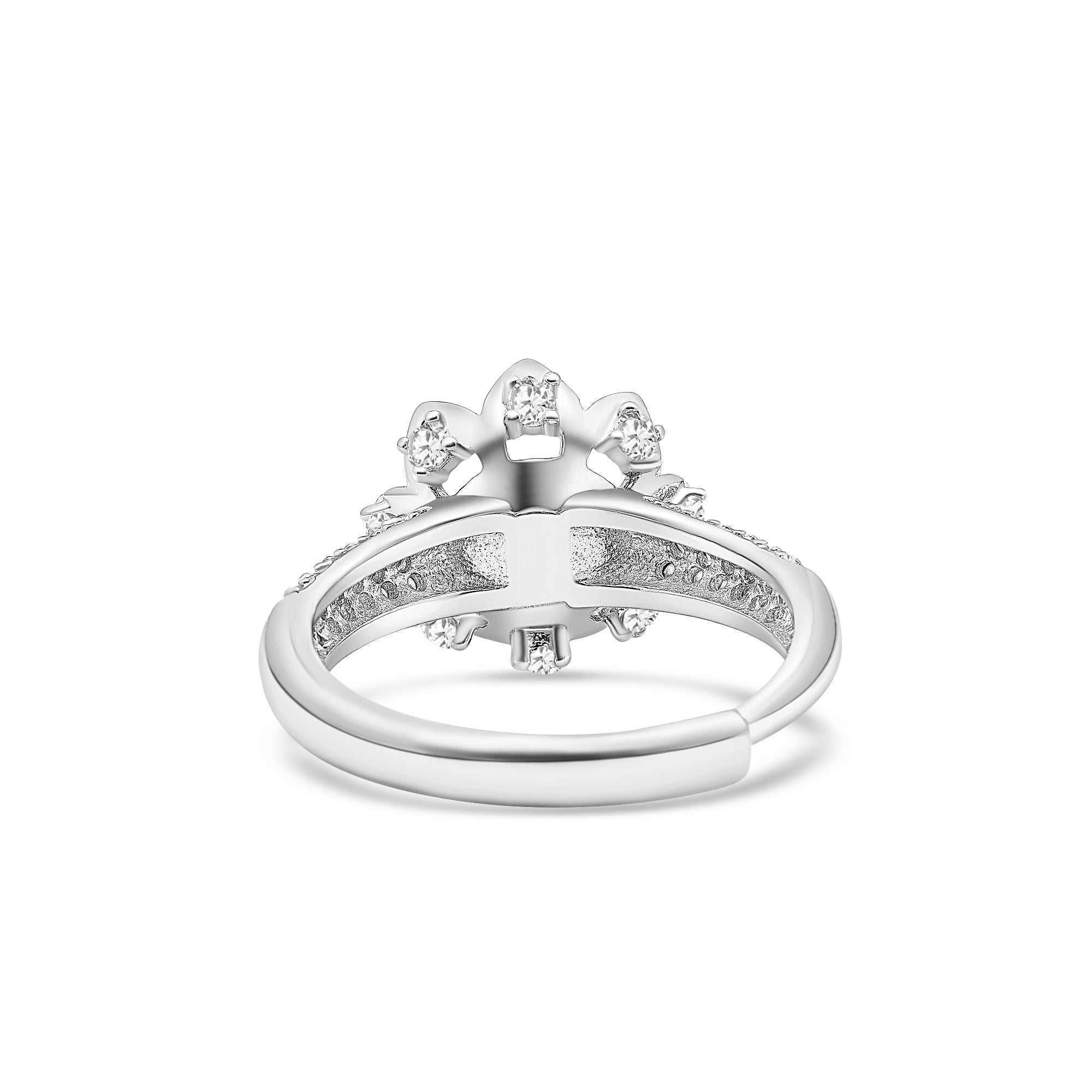 Adjustable Ring 925 Silver for pearl SC265