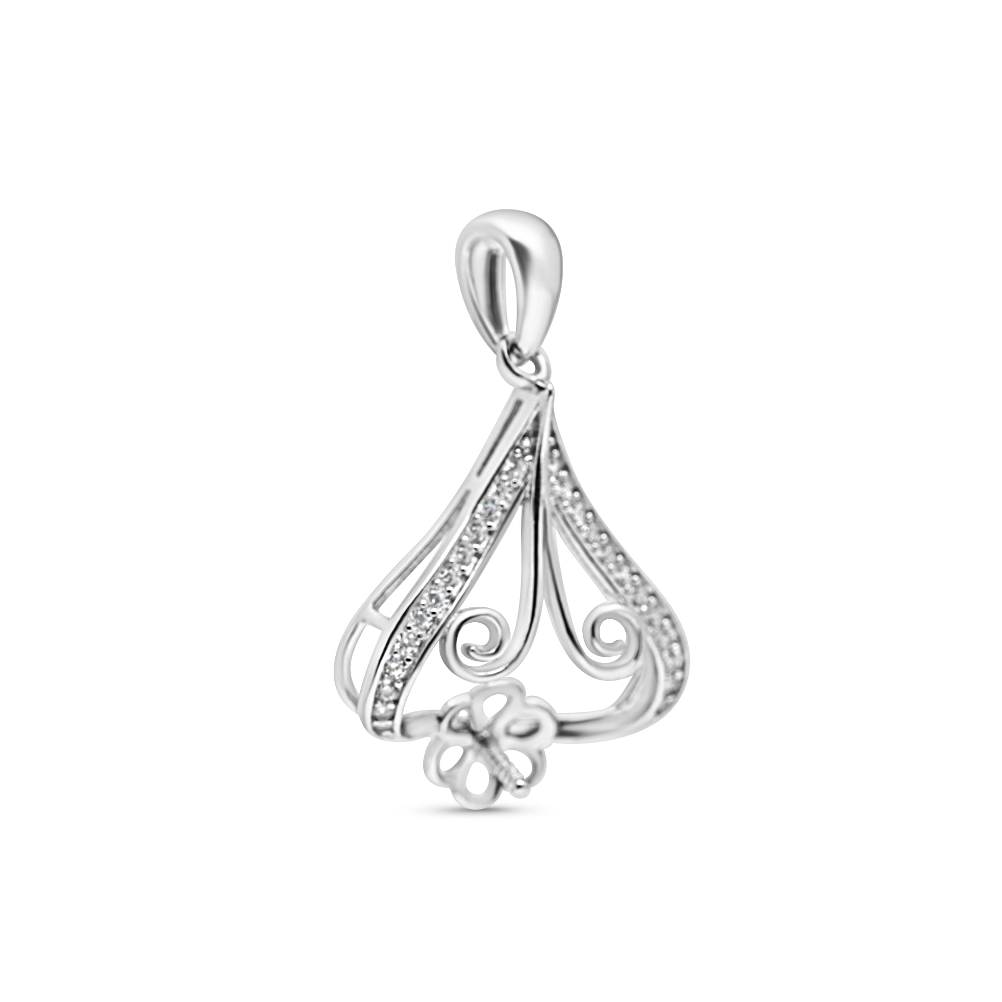 Pendant Clasp 925 Silver for Pearl SC302