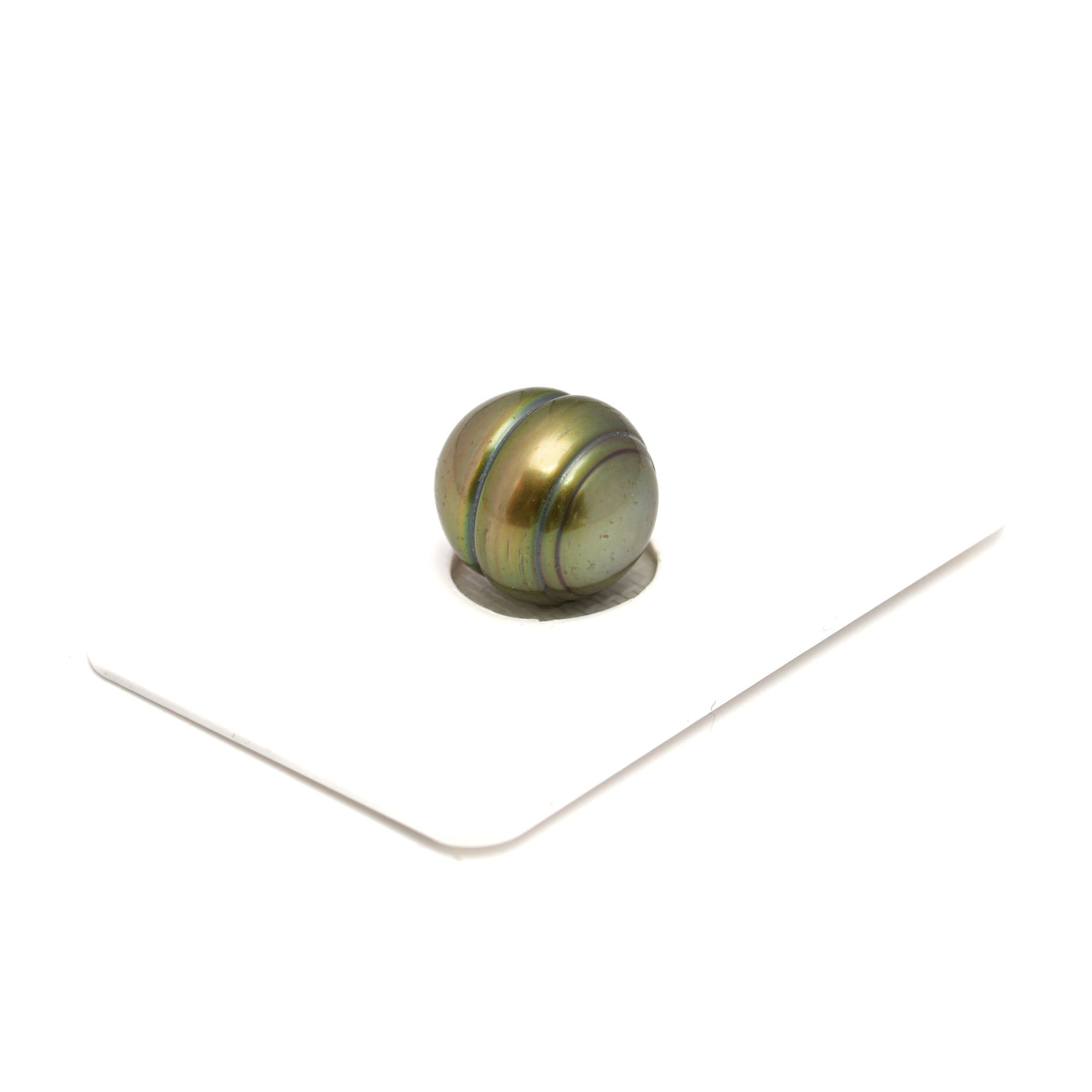 1pcs Golden Green 12.6mm - CL AAA Quality Tahitian Pearl Single LP2334 CMP9