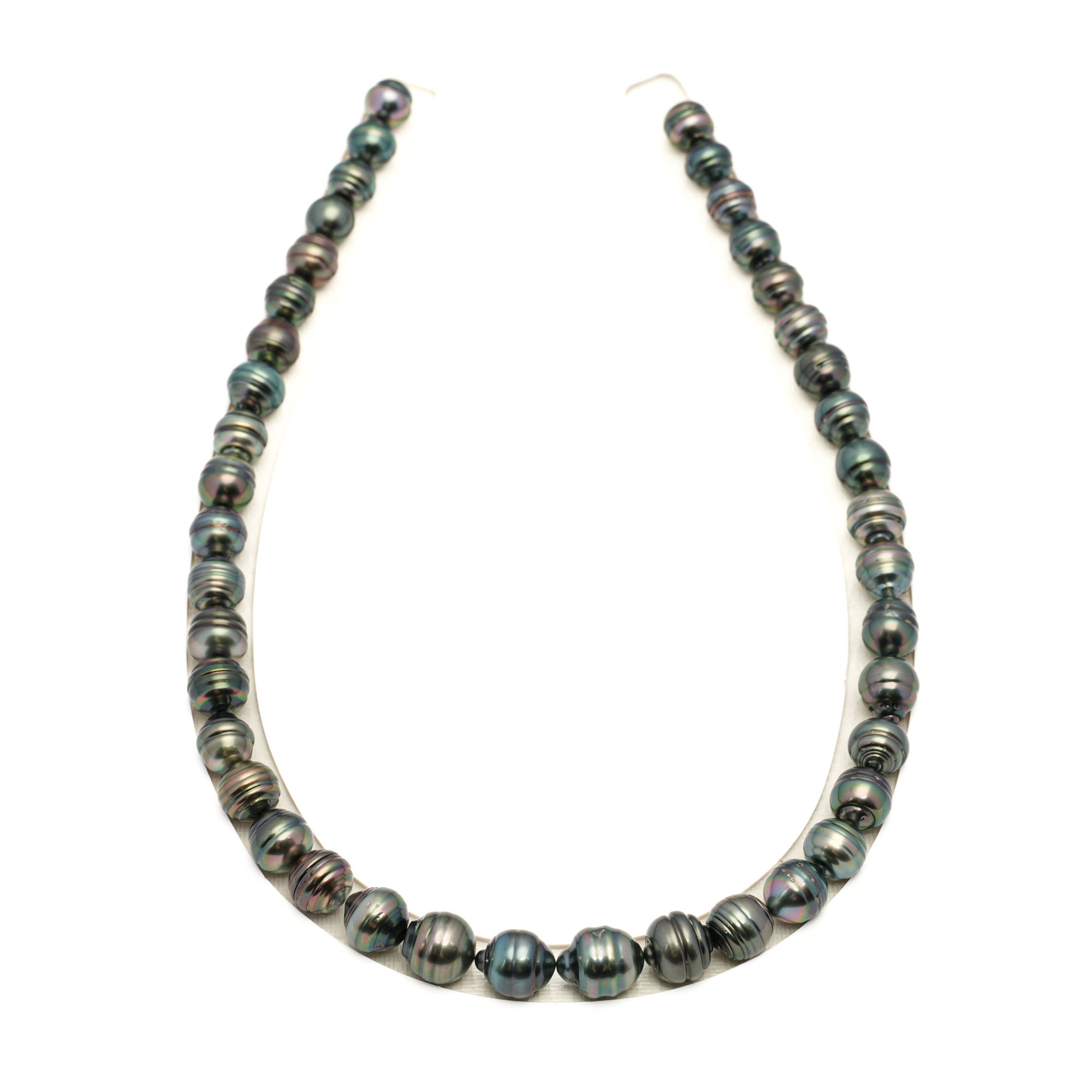 41pcs Mix 8-11mm - CL AAA/AA Quality Tahitian Pearl Necklace NL1780 LP1