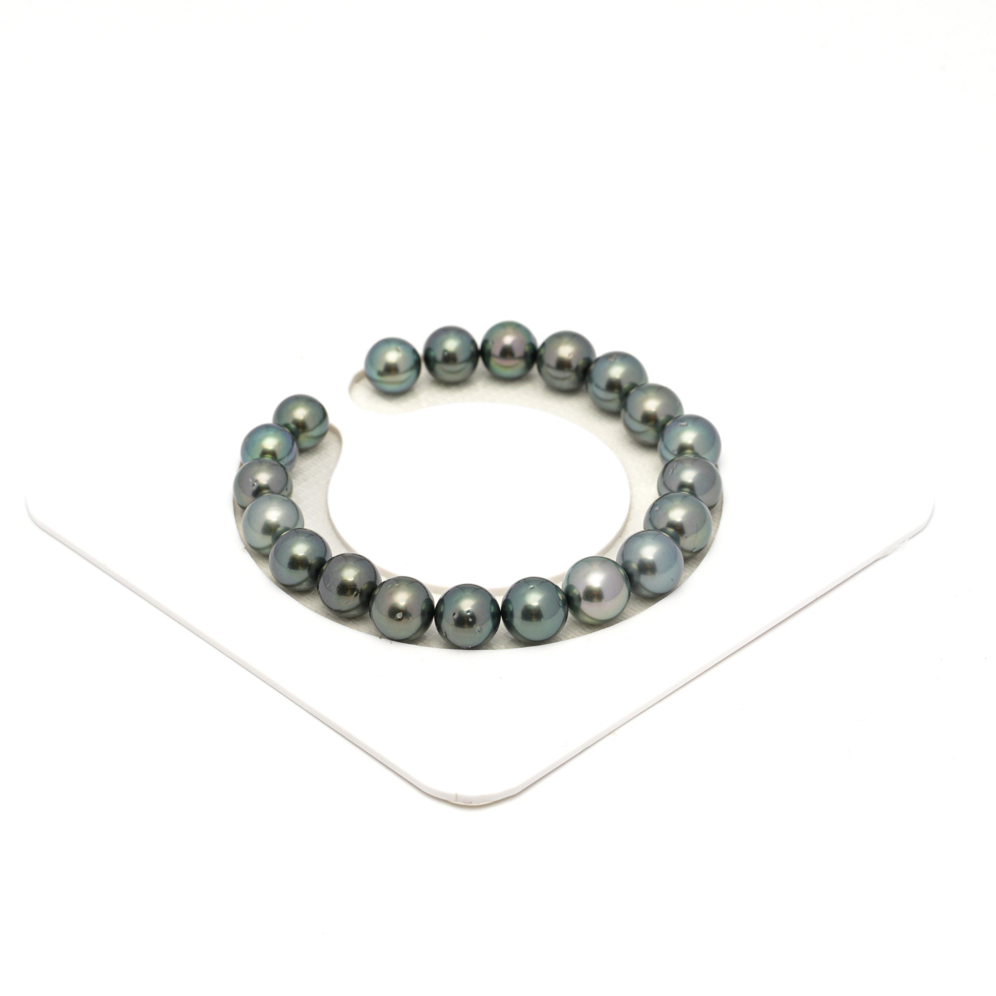 20pcs Blue Green 8-9mm - RSR AAA/AA Quality Tahitian Pearl Bracelet BR2340 OR13
