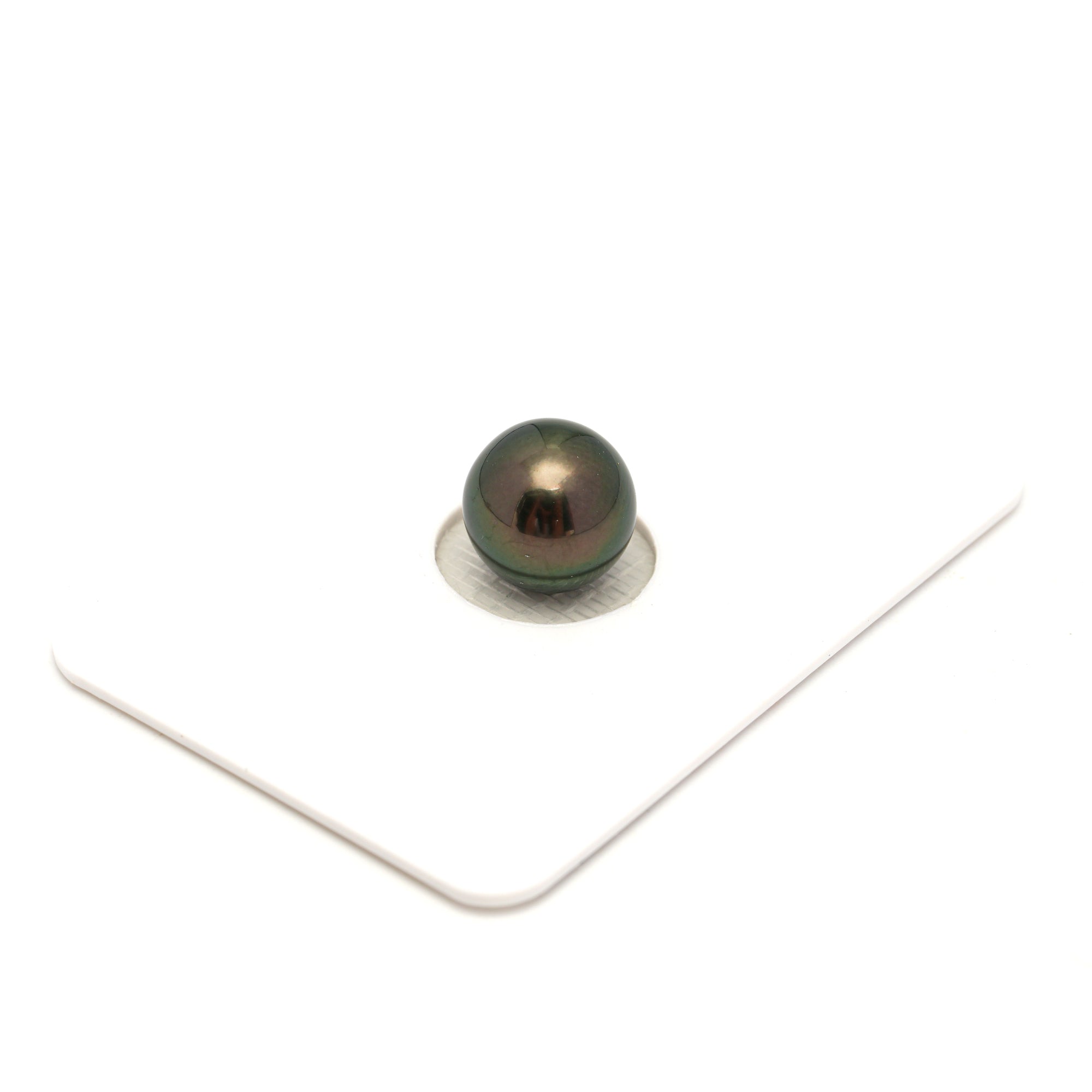 1pcs Green 9.5mm - SR/NR AA Quality Tahitian Pearl Single LP2369 OR13