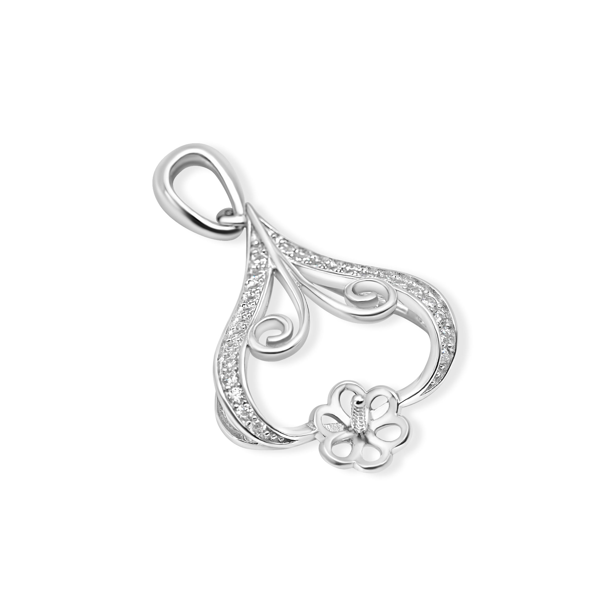 Pendant Clasp 925 Silver for Pearl SC302