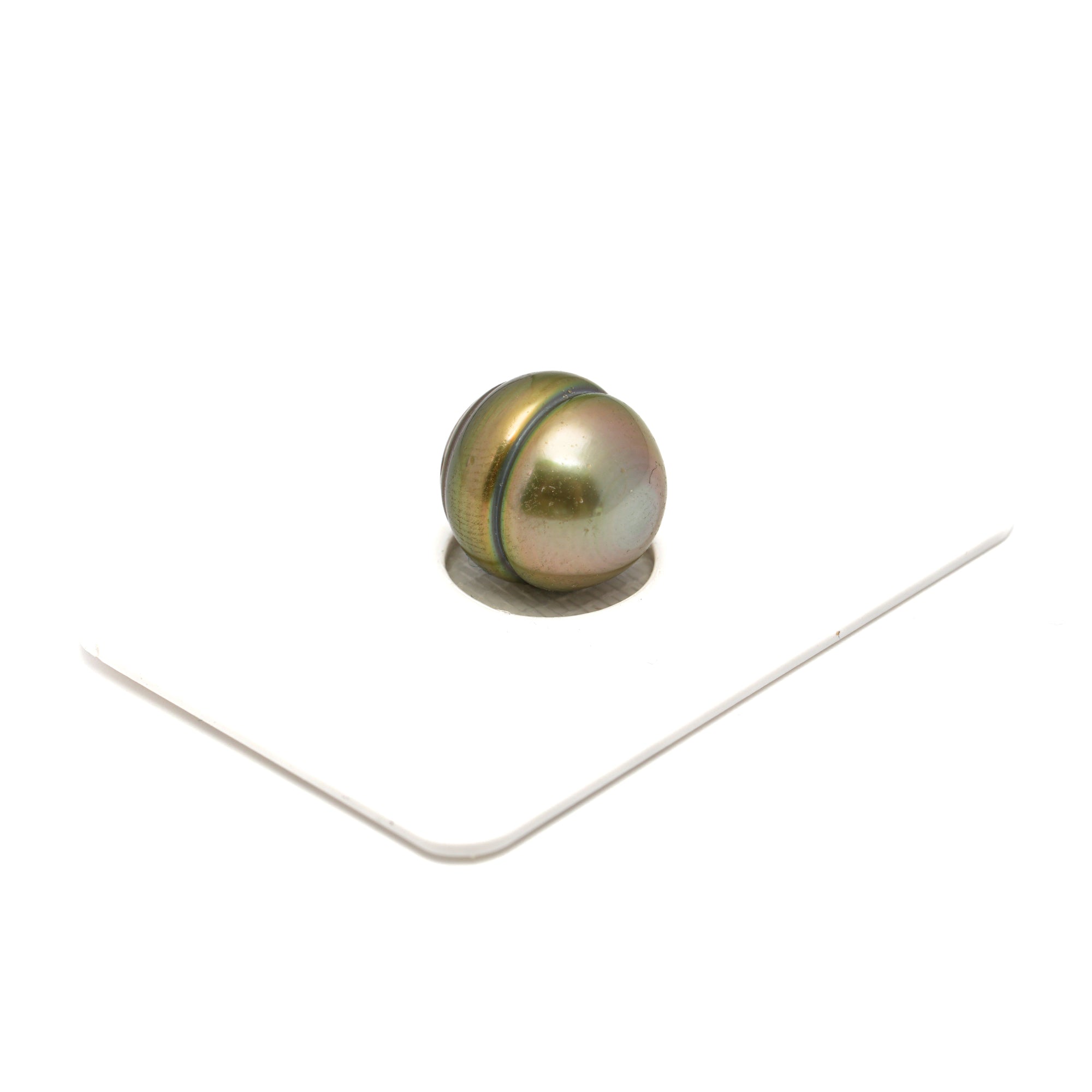1pcs Golden Green 12.6mm - CL AAA Quality Tahitian Pearl Single LP2334 CMP9