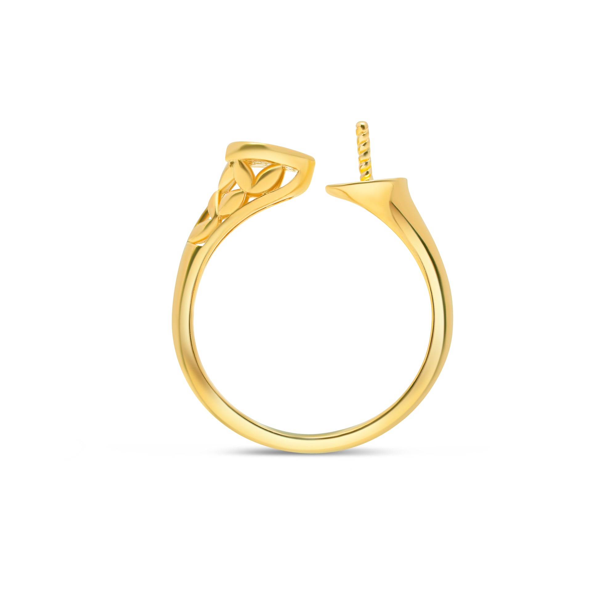 Adjustable Ring 925 Silver for pearl SC544G