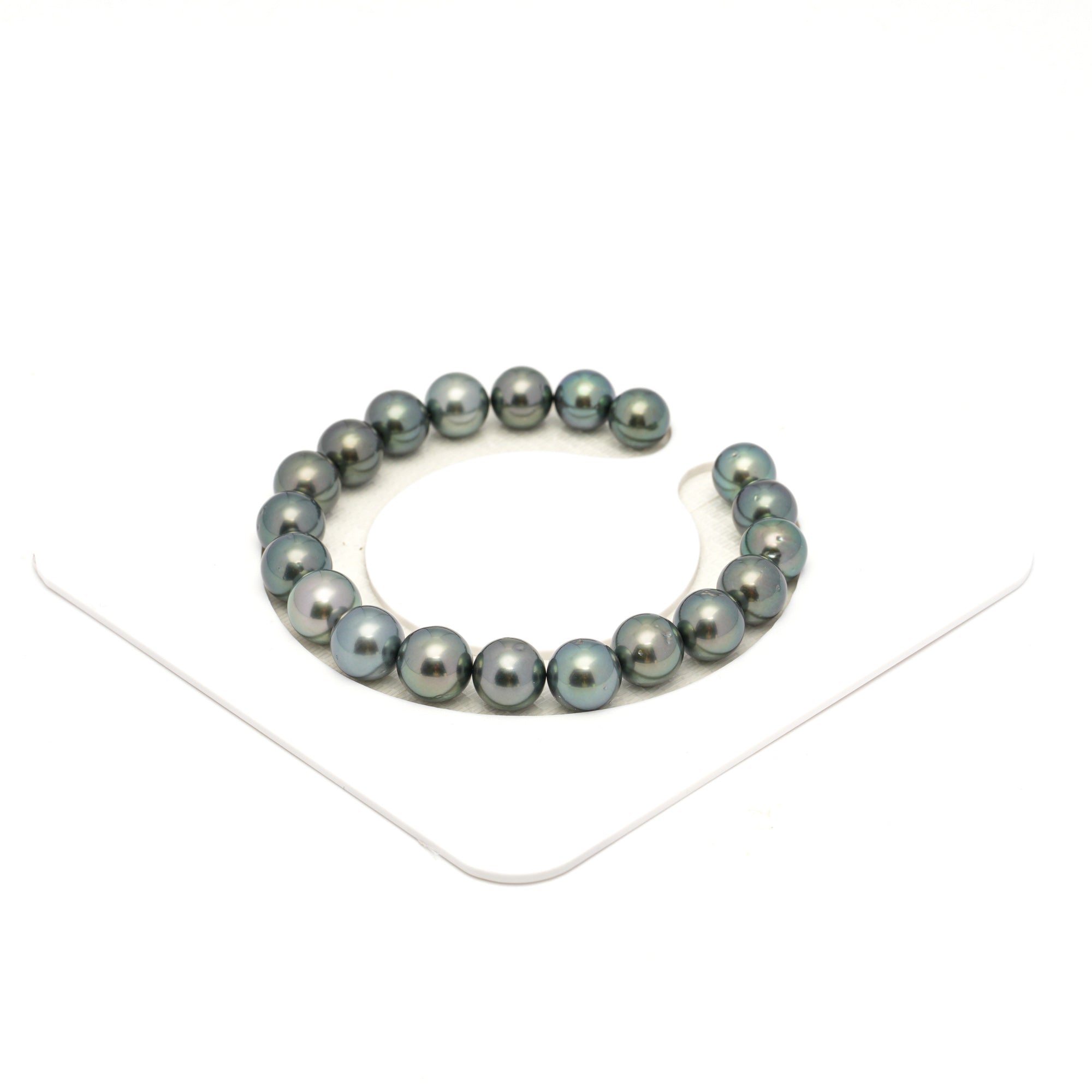 20pcs Blue Green 8-9mm - RSR AAA/AA Quality Tahitian Pearl Bracelet BR2340 OR13