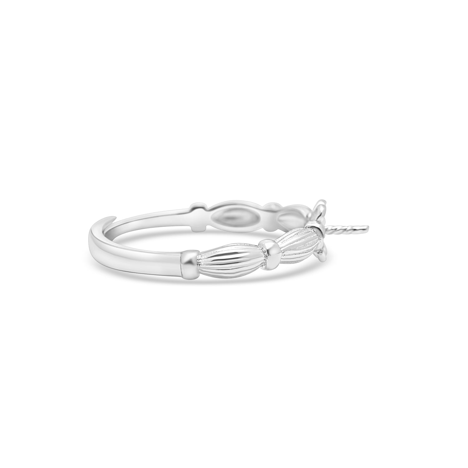 Adjustable Ring 925 Silver for pearl SC360