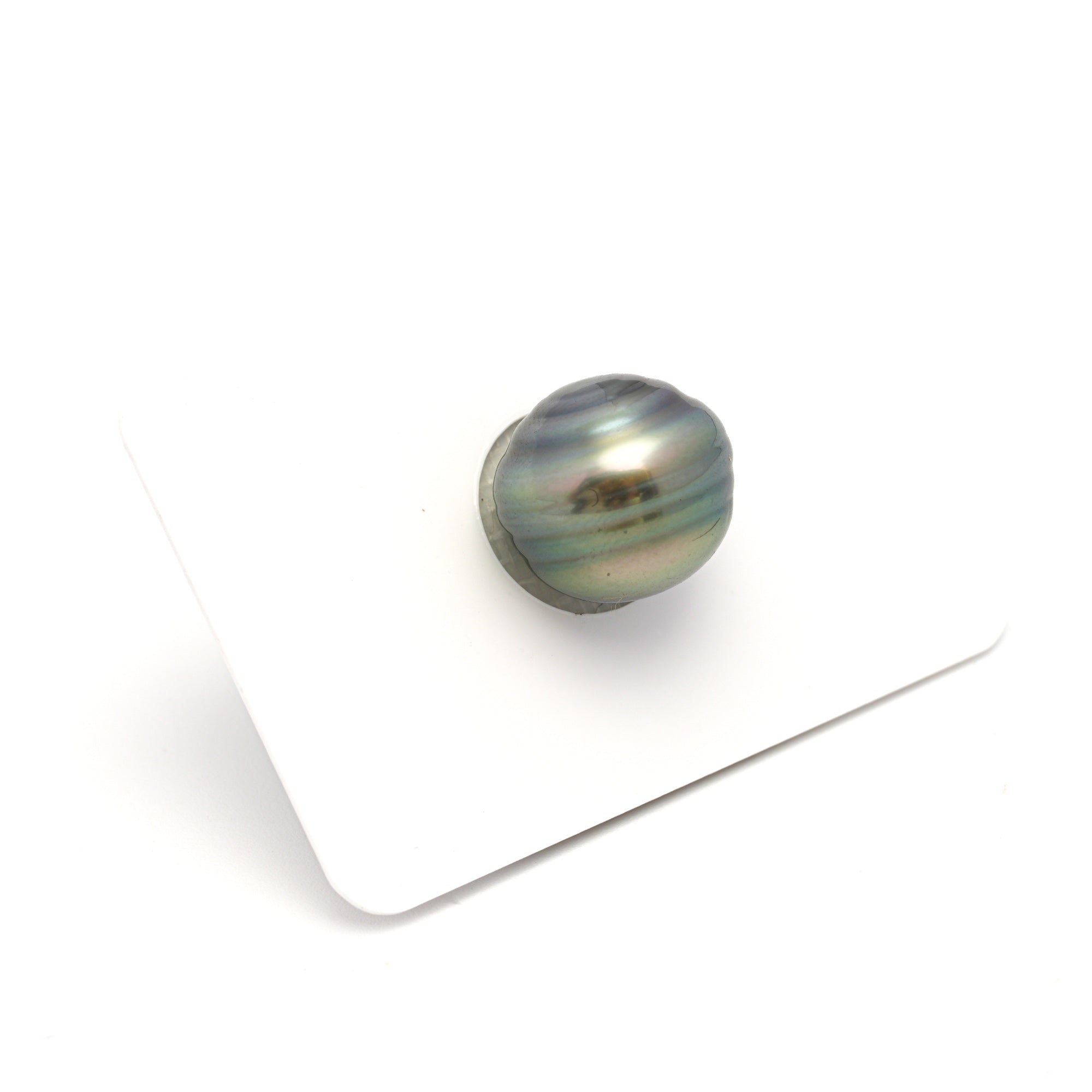1pcs Green 13.6mm - CL AAA Quality Tahitian Pearl Single LP2251 OR12
