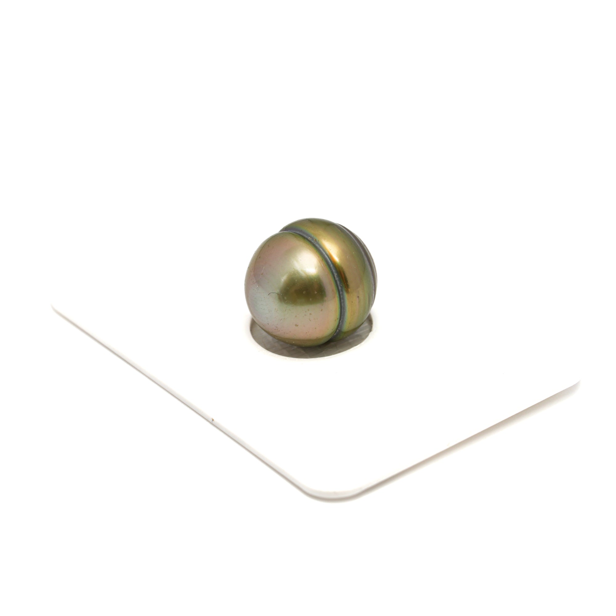 1pcs Golden Green 12.6mm - CL AAA Quality Tahitian Pearl Single LP2334 CMP9