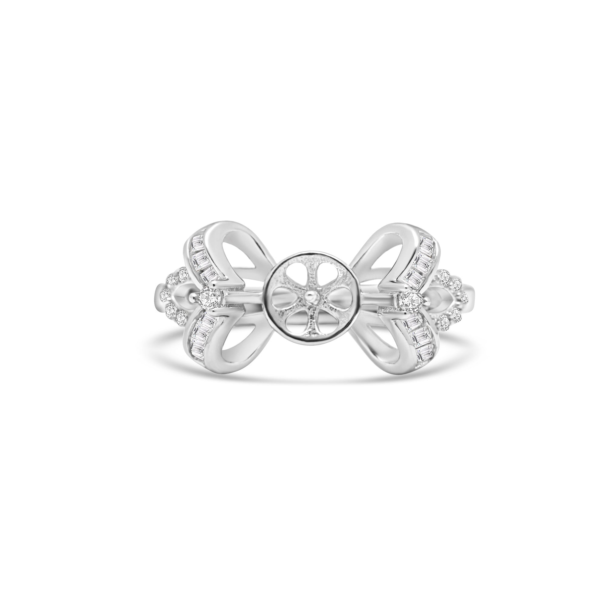 Adjustable Ring 925 Silver for pearl SC522