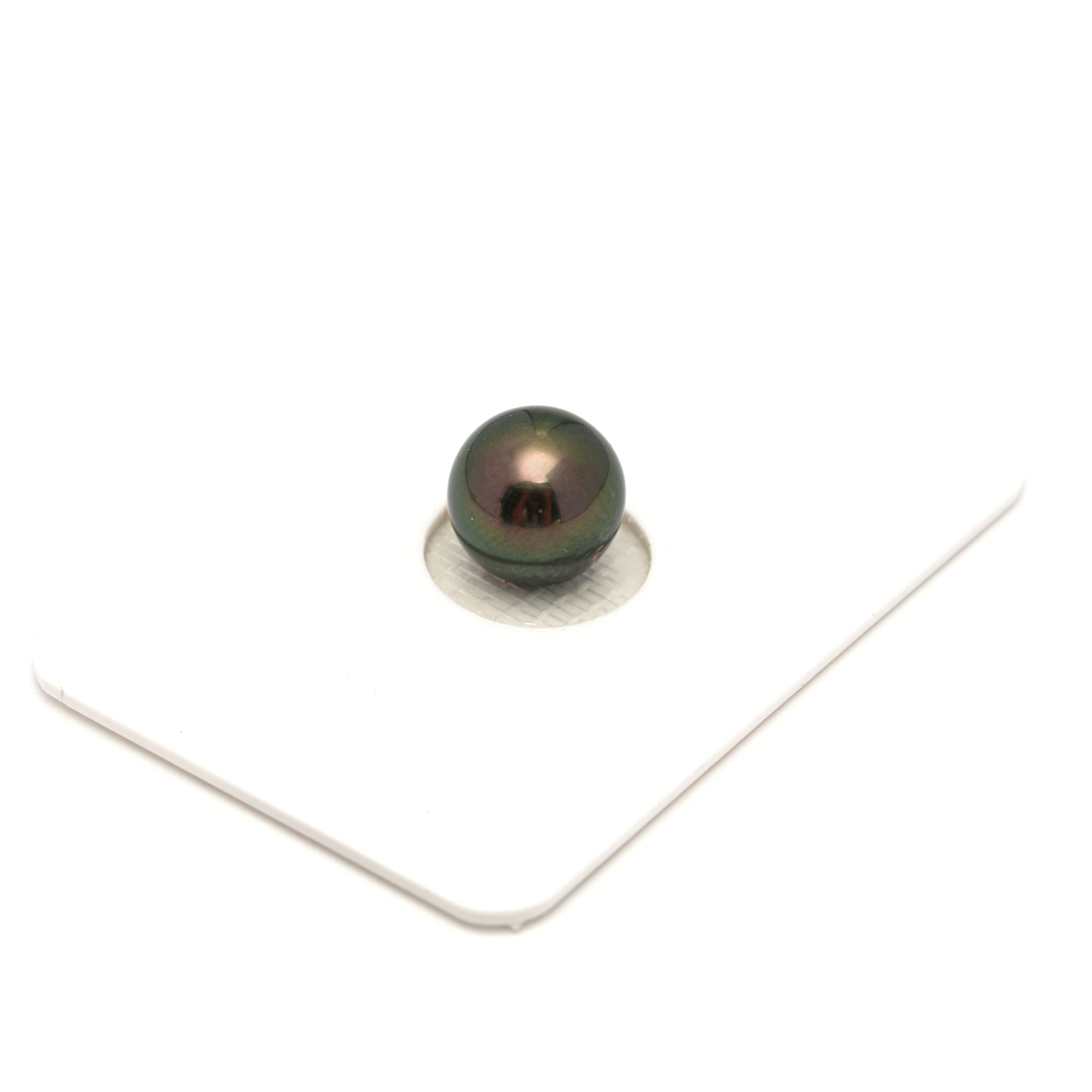 1pcs Green 9.5mm - SR/NR AA Quality Tahitian Pearl Single LP2369 OR13