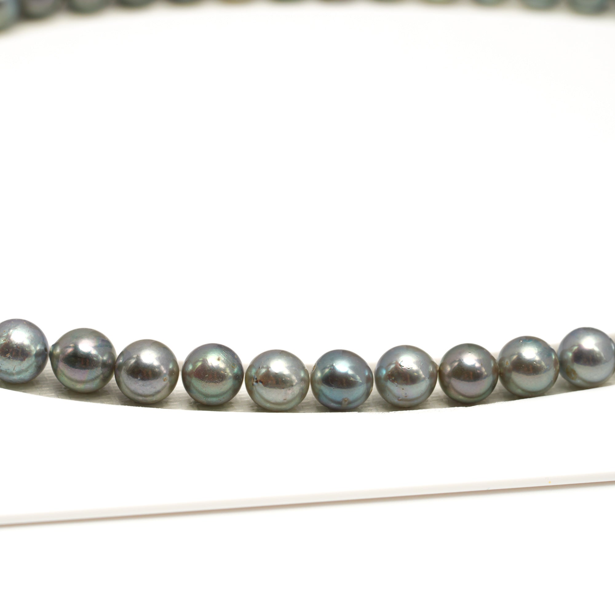 51pcs Akoya Pearl "High Luster" Silver Mix 7-7.9mm - SR/NR AA/A Quality Necklace AKNL1752 CMA1
