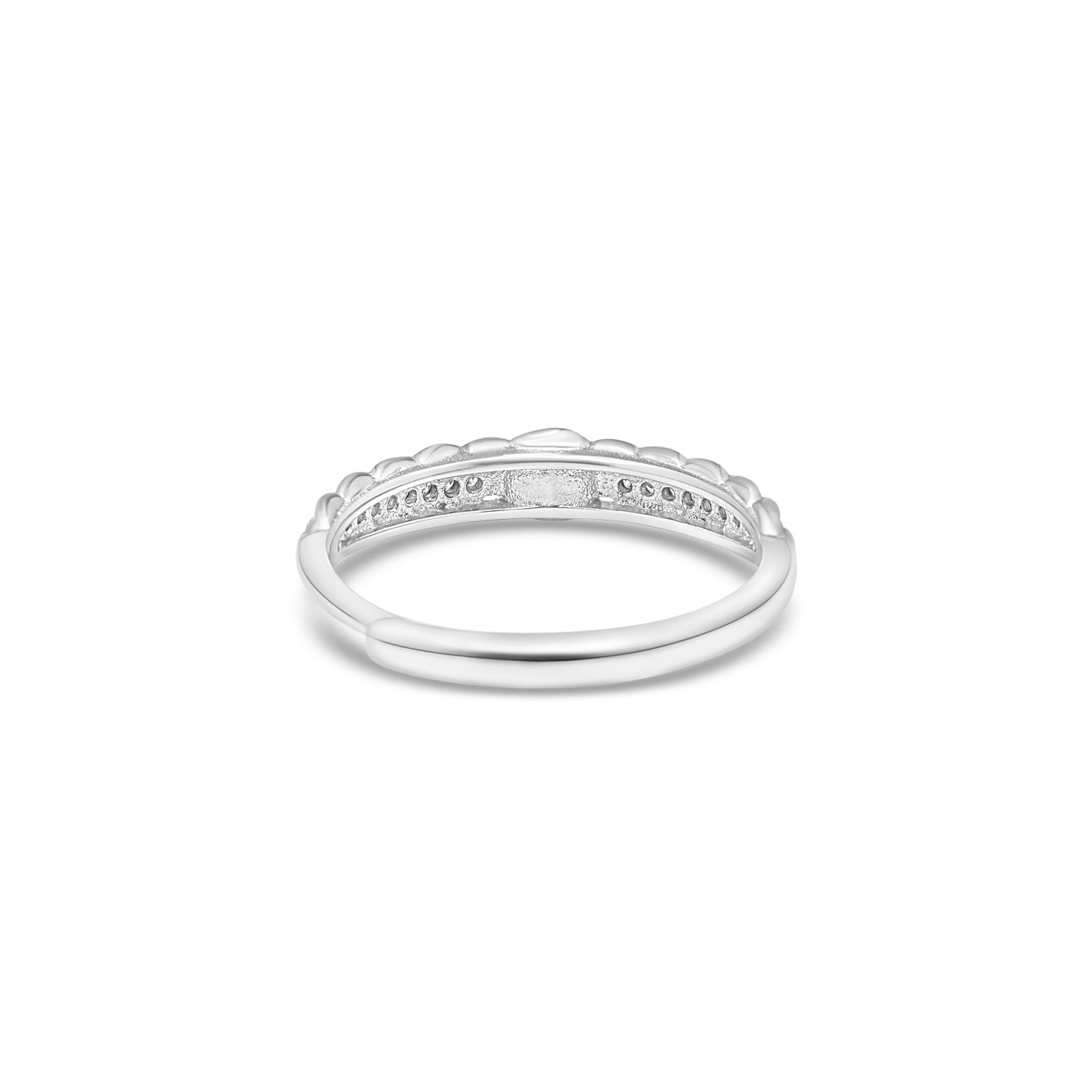 Adjustable Ring 925 Silver for pearl SC372