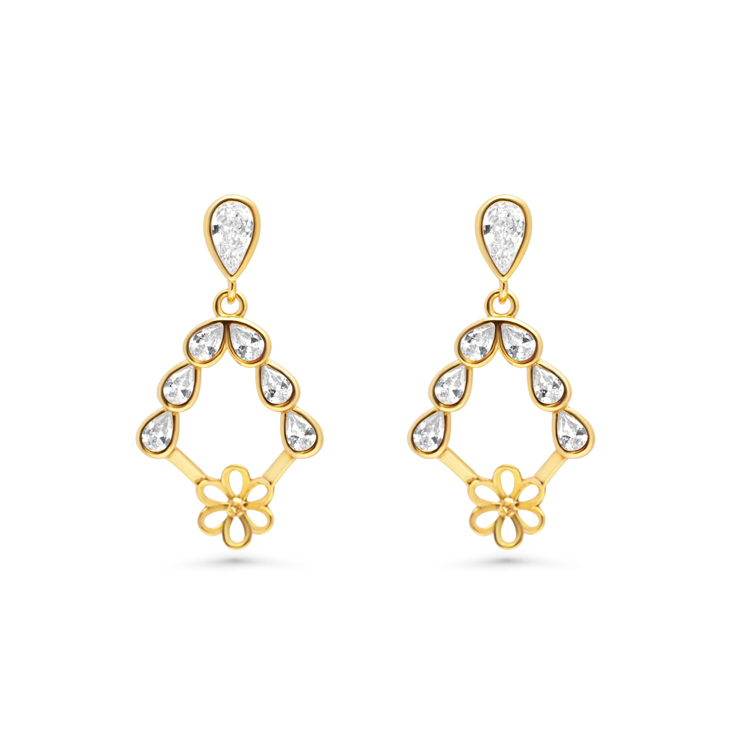 Dangle Earring Bails 925 Silver for Pearl SC305