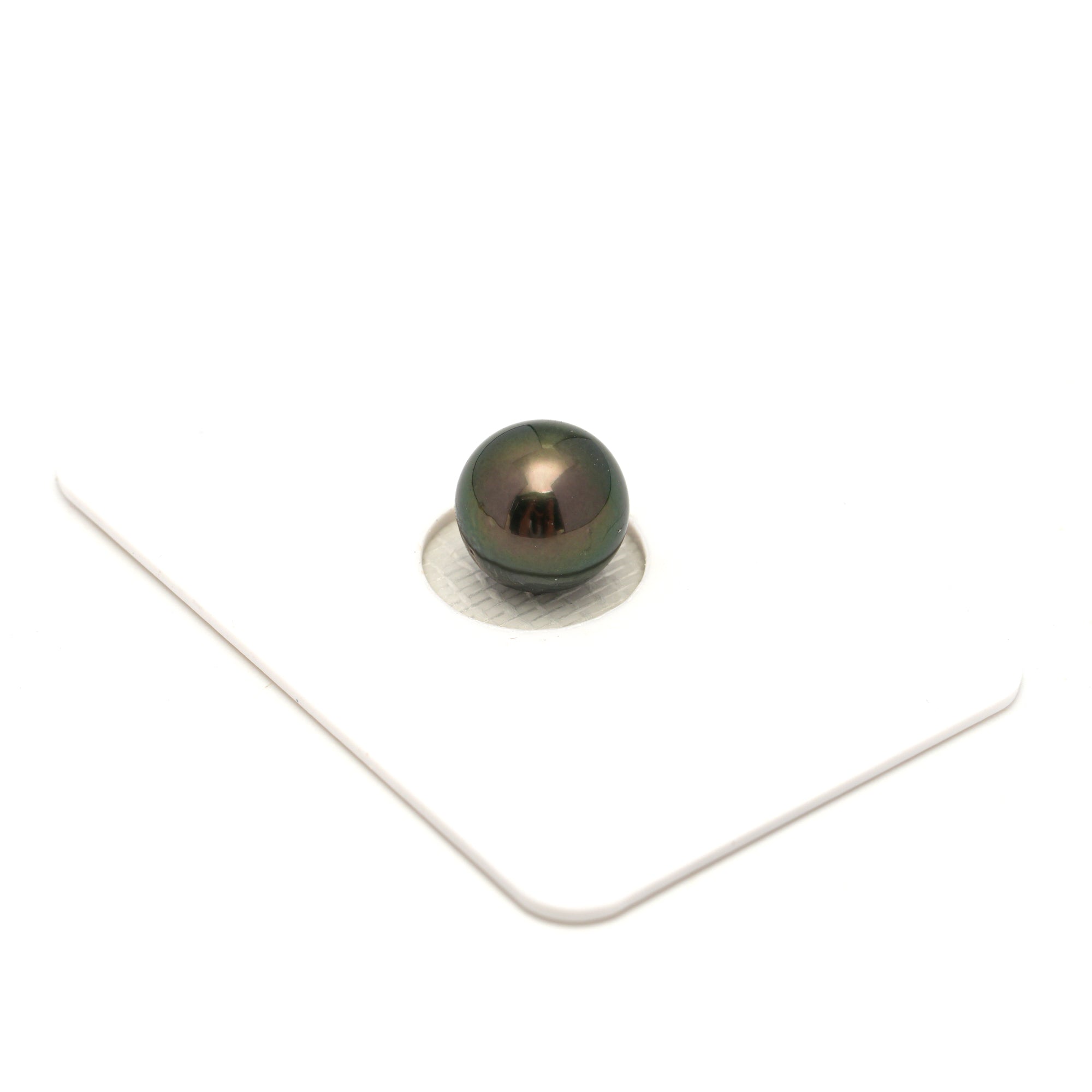 1pcs Green 9.5mm - SR/NR AA Quality Tahitian Pearl Single LP2369 OR13