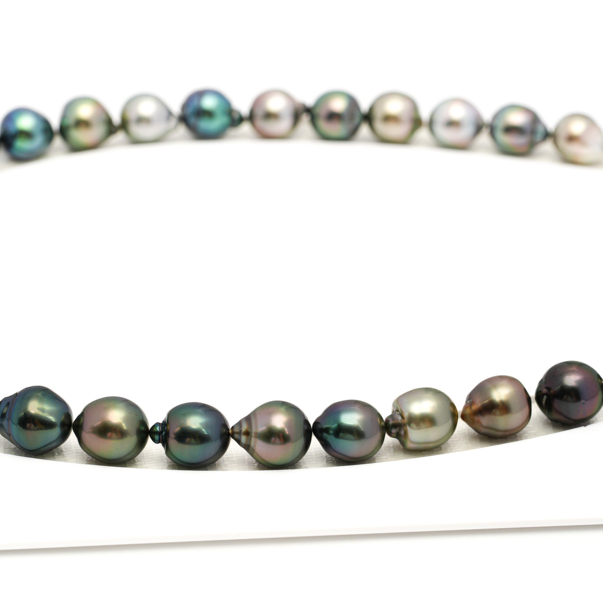 36pcs Multicolor 9-11mm - SB AAA Quality Tahitian Pearl Necklace NL1705 TH5