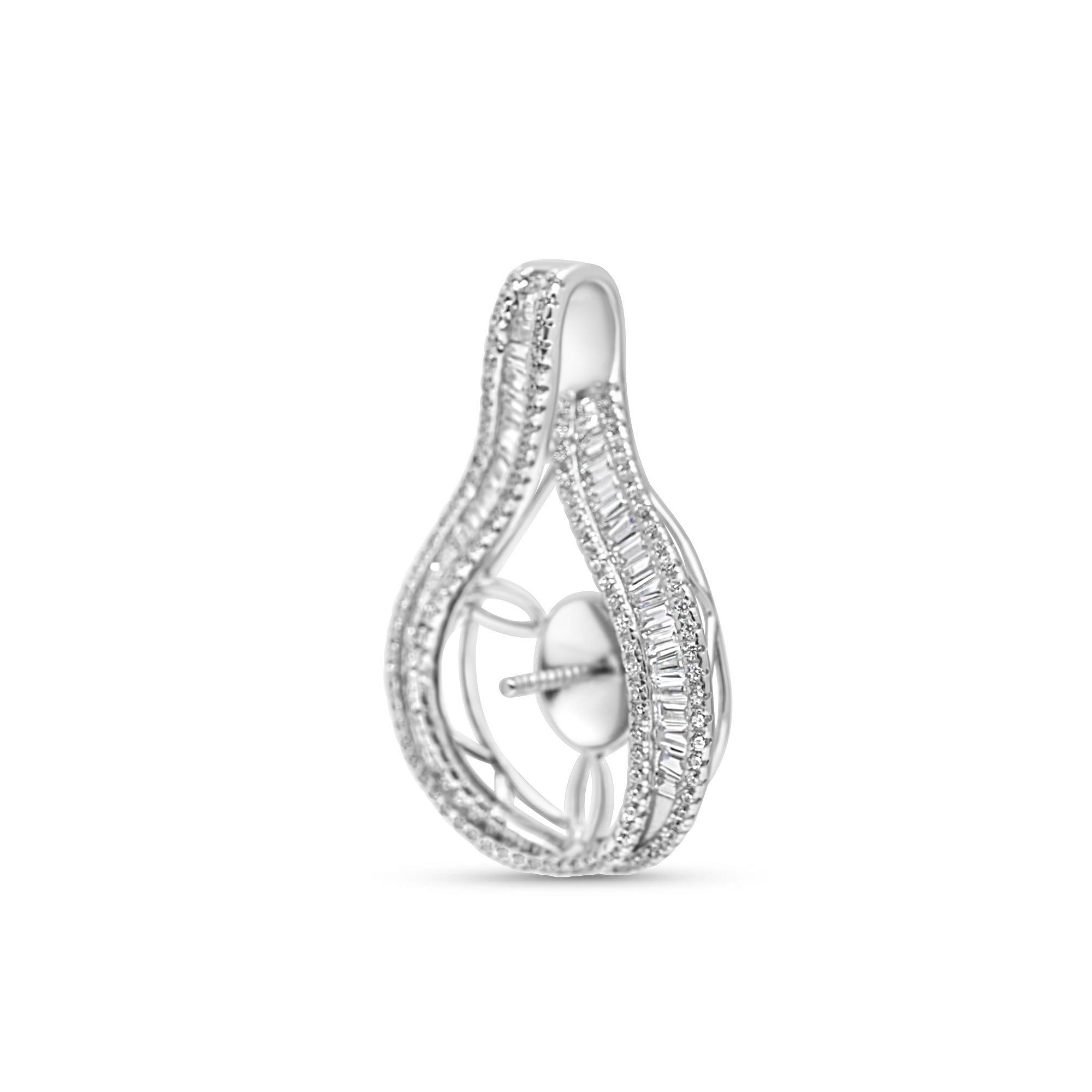 Pendant Clasp 925 Silver for Pearl SC303