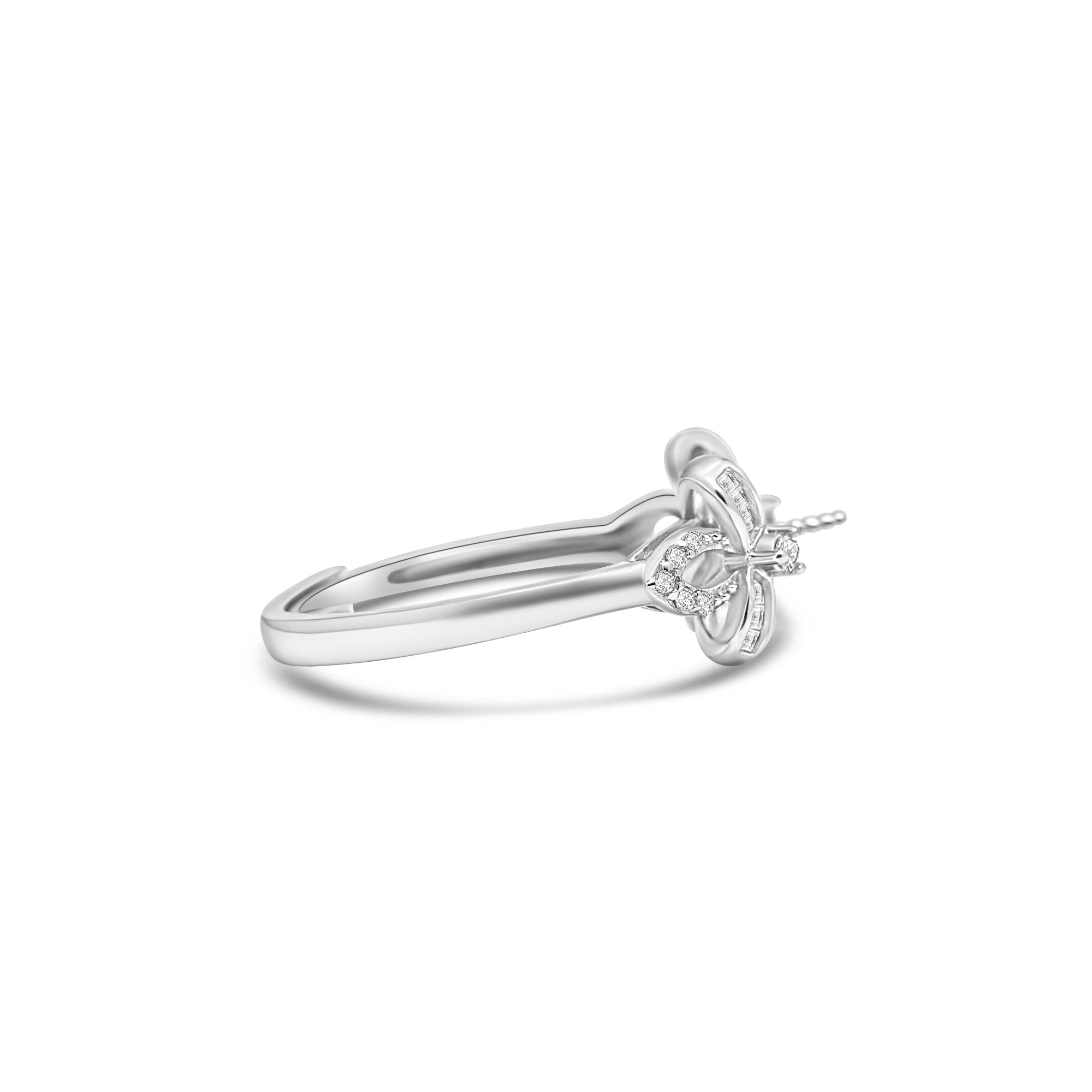 Adjustable Ring 925 Silver for pearl SC522
