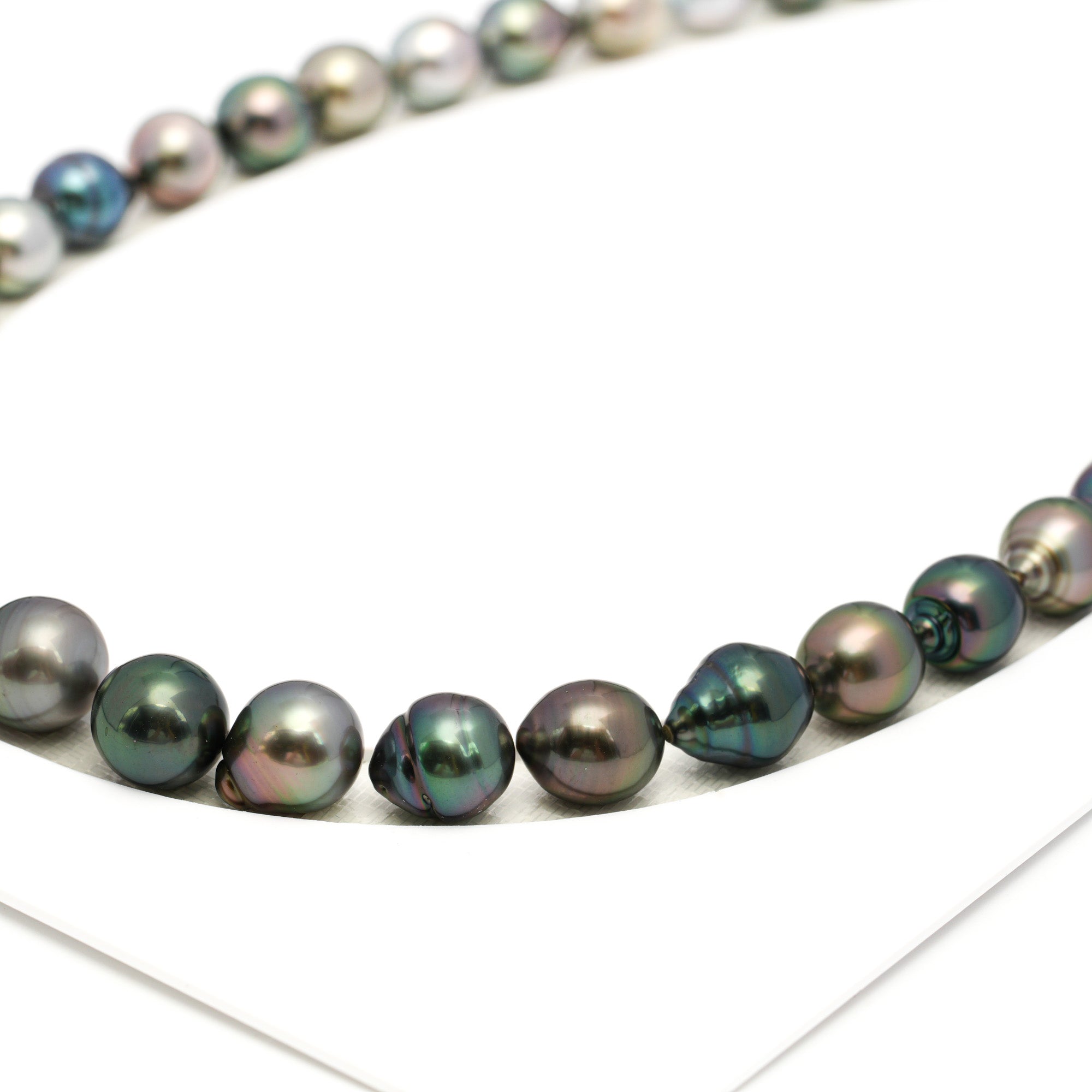 36pcs Multicolor 9-11mm - SB AAA Quality Tahitian Pearl Necklace NL1705 TH5