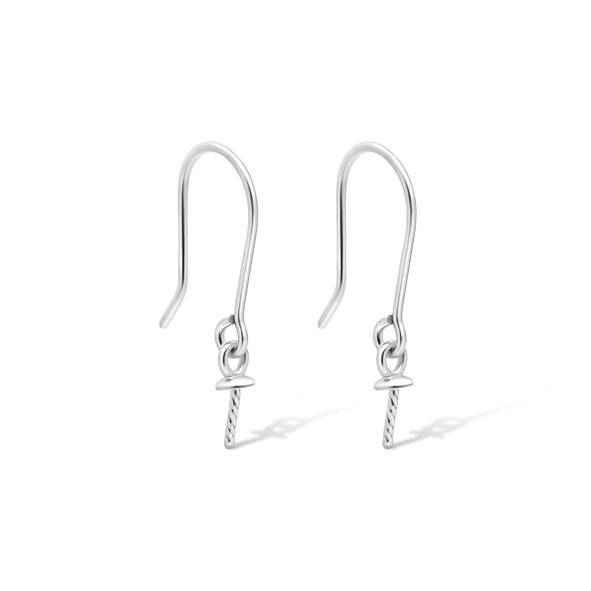 Dangle Earring Bails 925 Silver for Pearl SC19