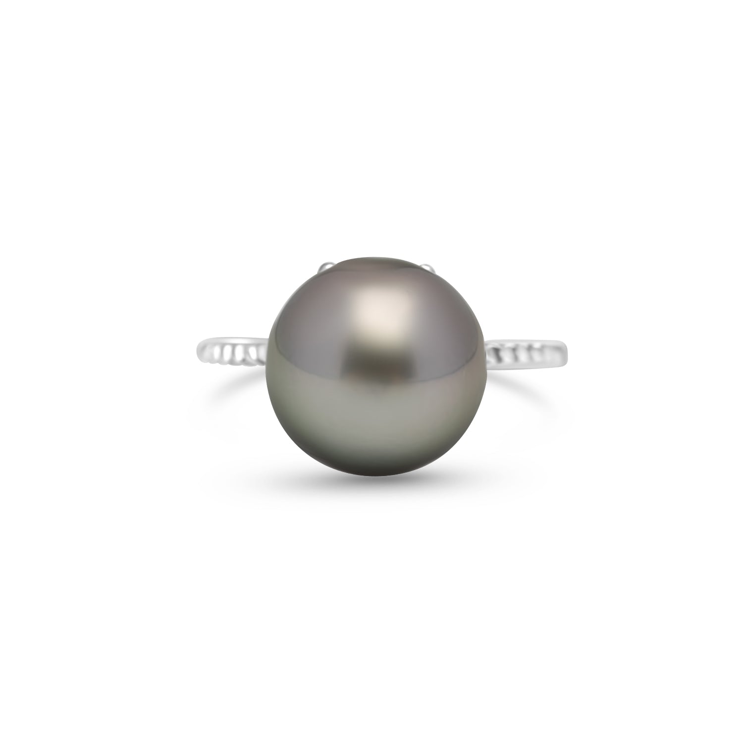 925 Sterling Silver Tahitian Pearl Ring SHM1403 OR11