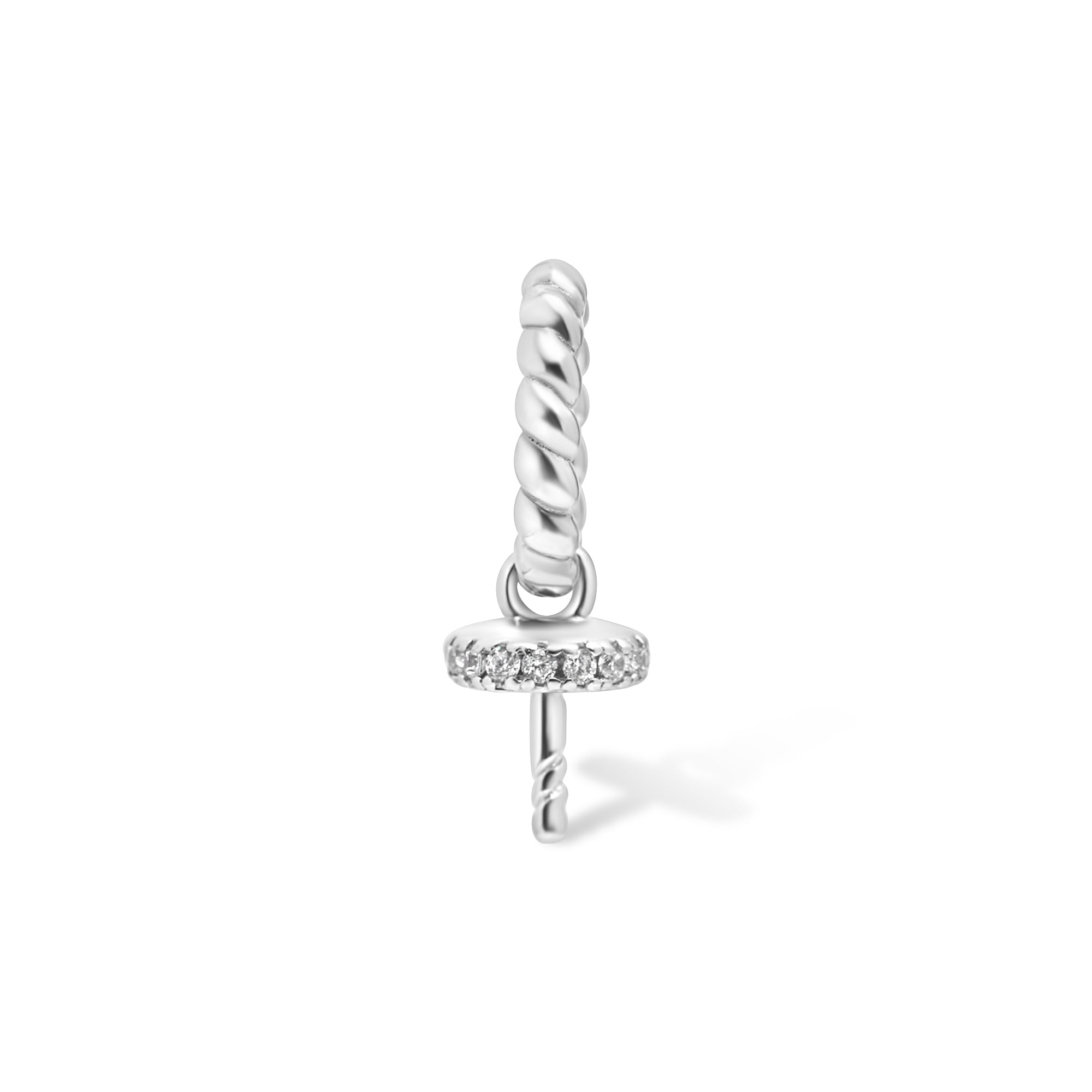 Pendant Clasp 925 Silver for Pearl SC441