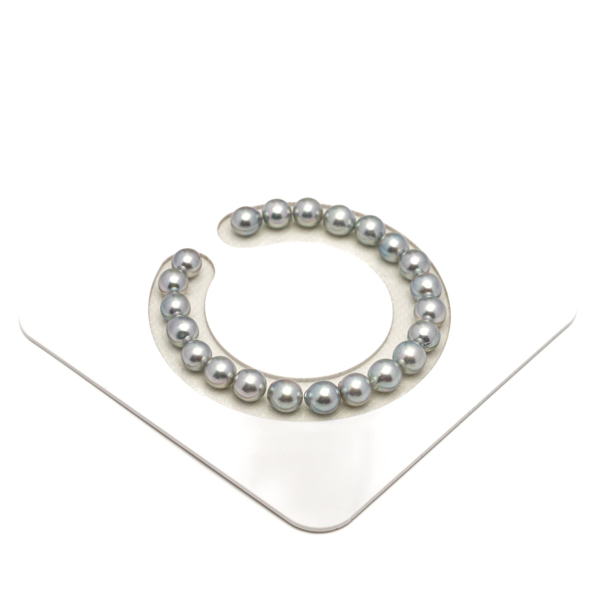 22pcs Akoya Pearl Silver 7.2-7.9mm - SB/NR AA Quality Bracelet AKBR2419 CMA1