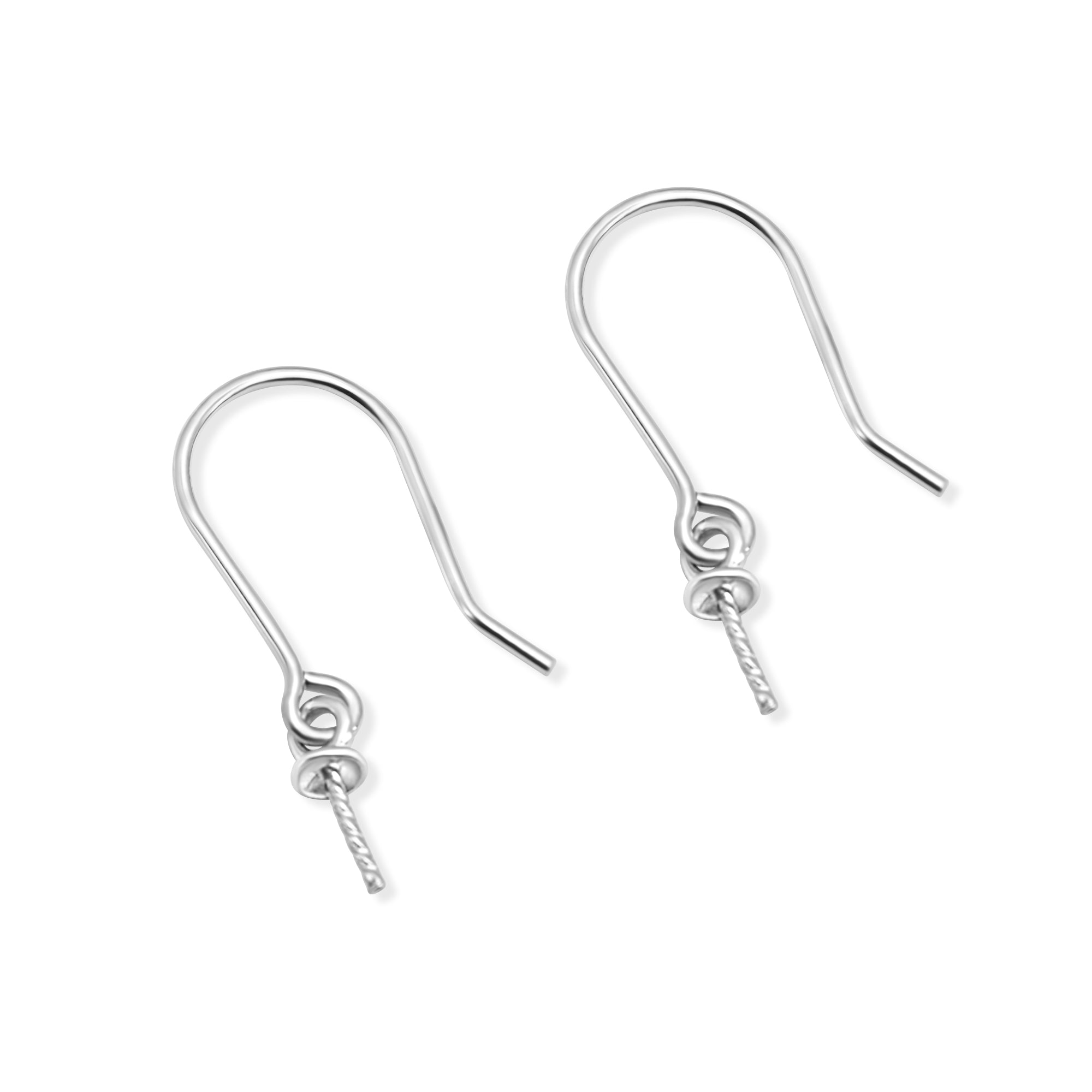 Dangle Earring Bails 925 Silver for Pearl SC19