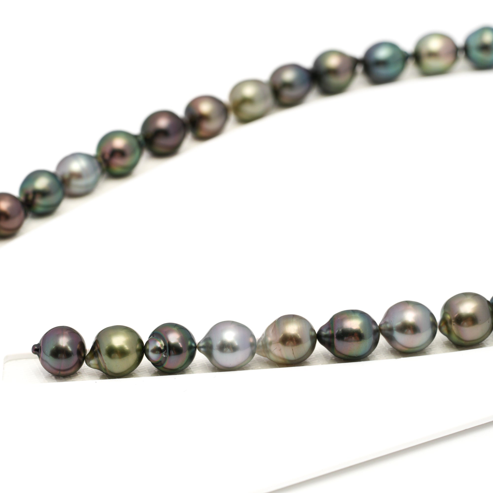 36pcs Multicolor 9-11mm - SB AAA Quality Tahitian Pearl Necklace NL1705 TH5
