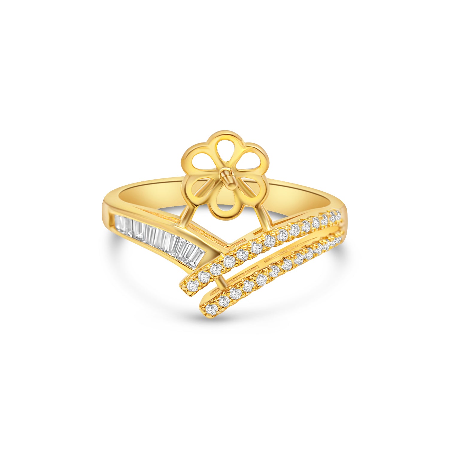 Adjustable Ring 925 Silver for pearl SC412G/SC412
