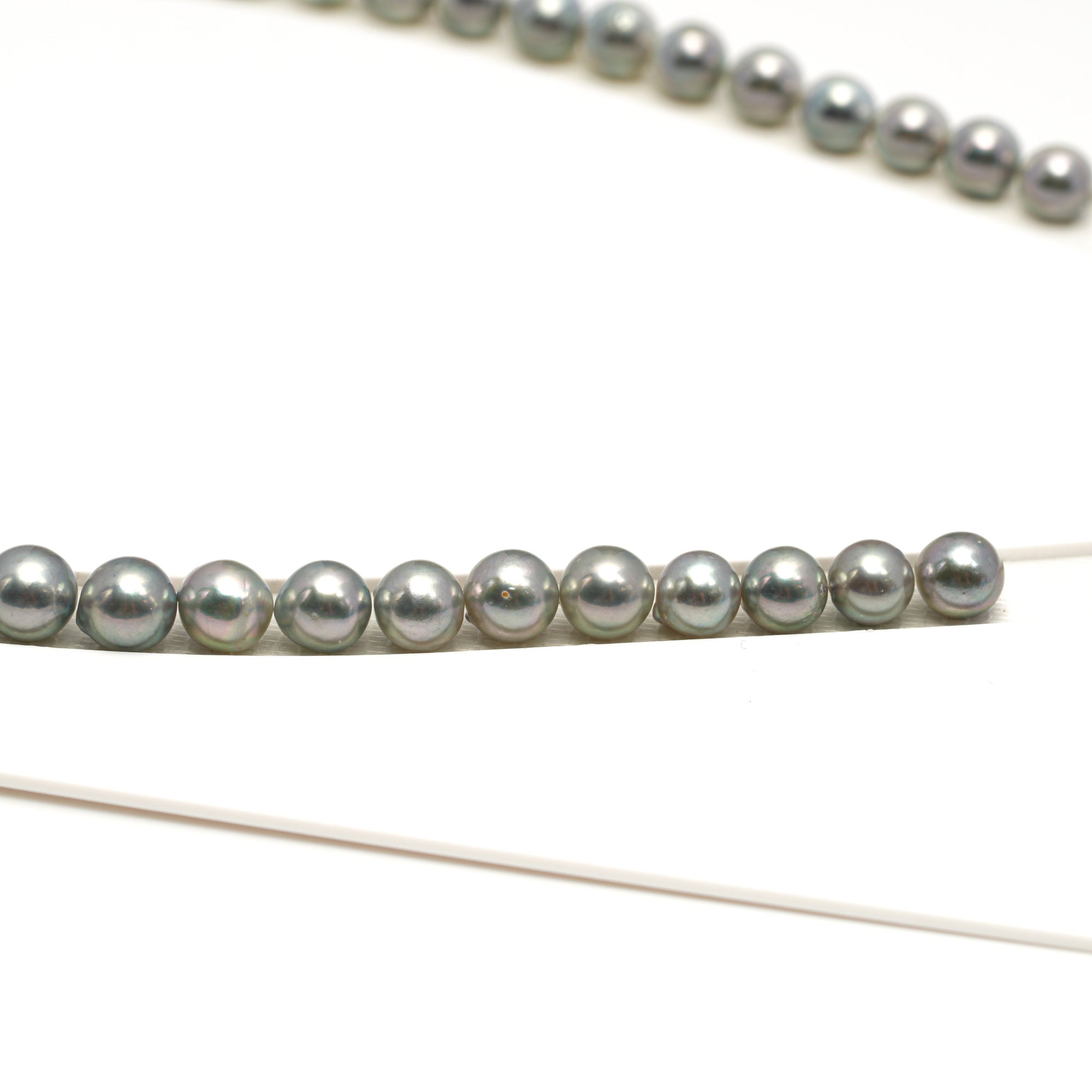 51pcs Akoya Pearl "High Luster" Silver Mix 7-7.8mm - SR/NR AA/A Quality Necklace AKNL1753 CMA1