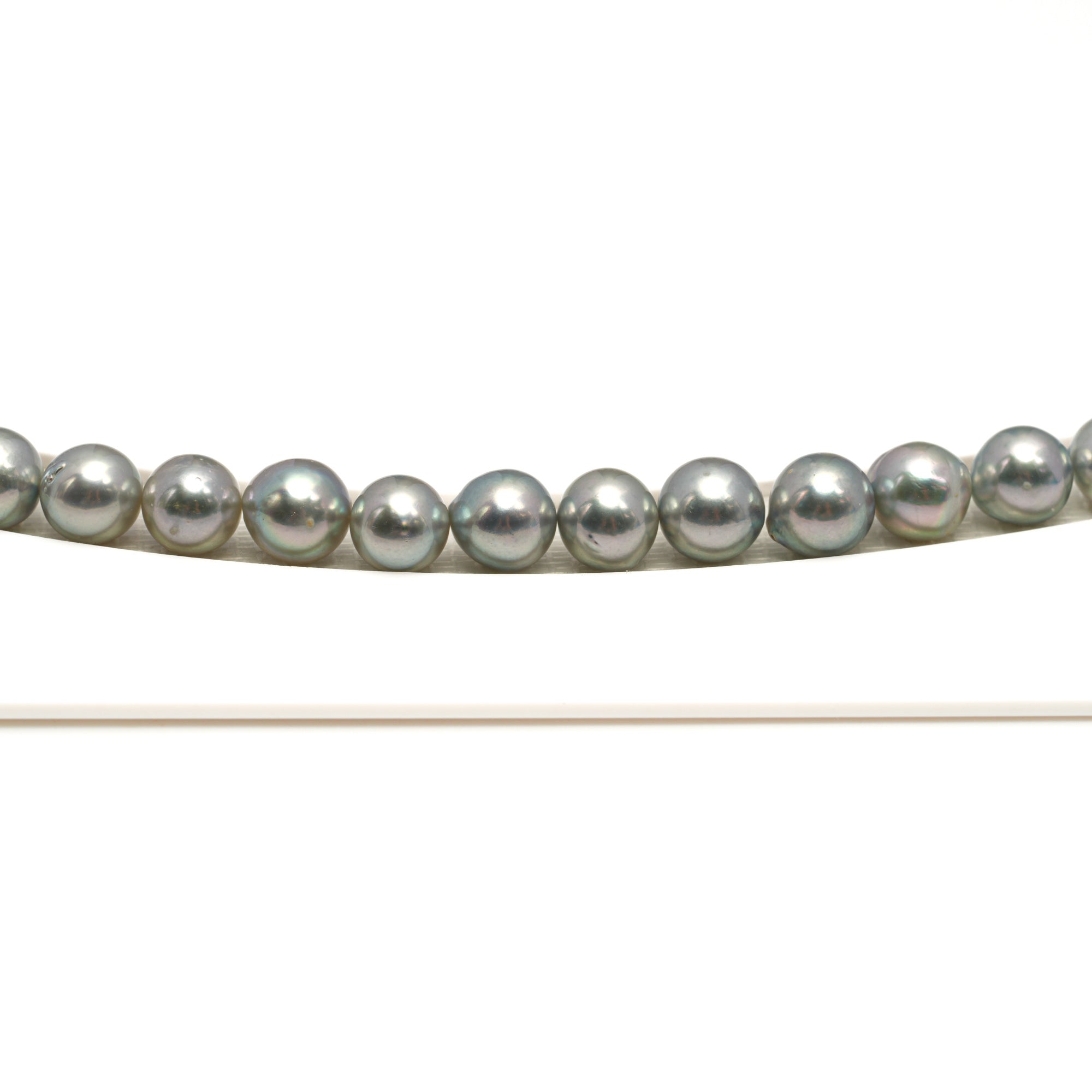 51pcs Akoya Pearl "High Luster" Silver Mix 7-7.8mm - SR/NR AA/A Quality Necklace AKNL1753 CMA1