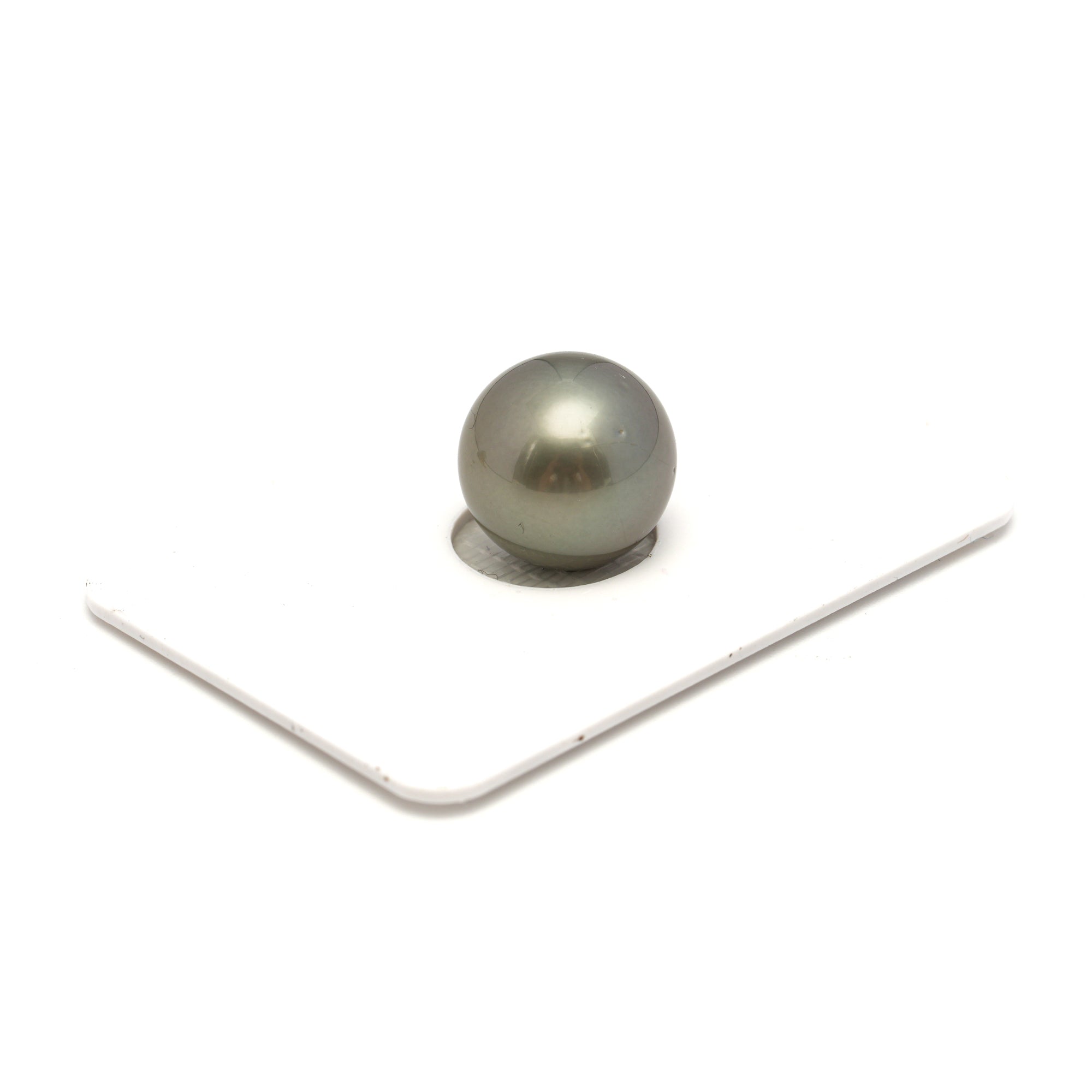 1pcs Olive Green 12.9mm - RSR AAA Quality Tahitian Pearl Single LP2407 OR6