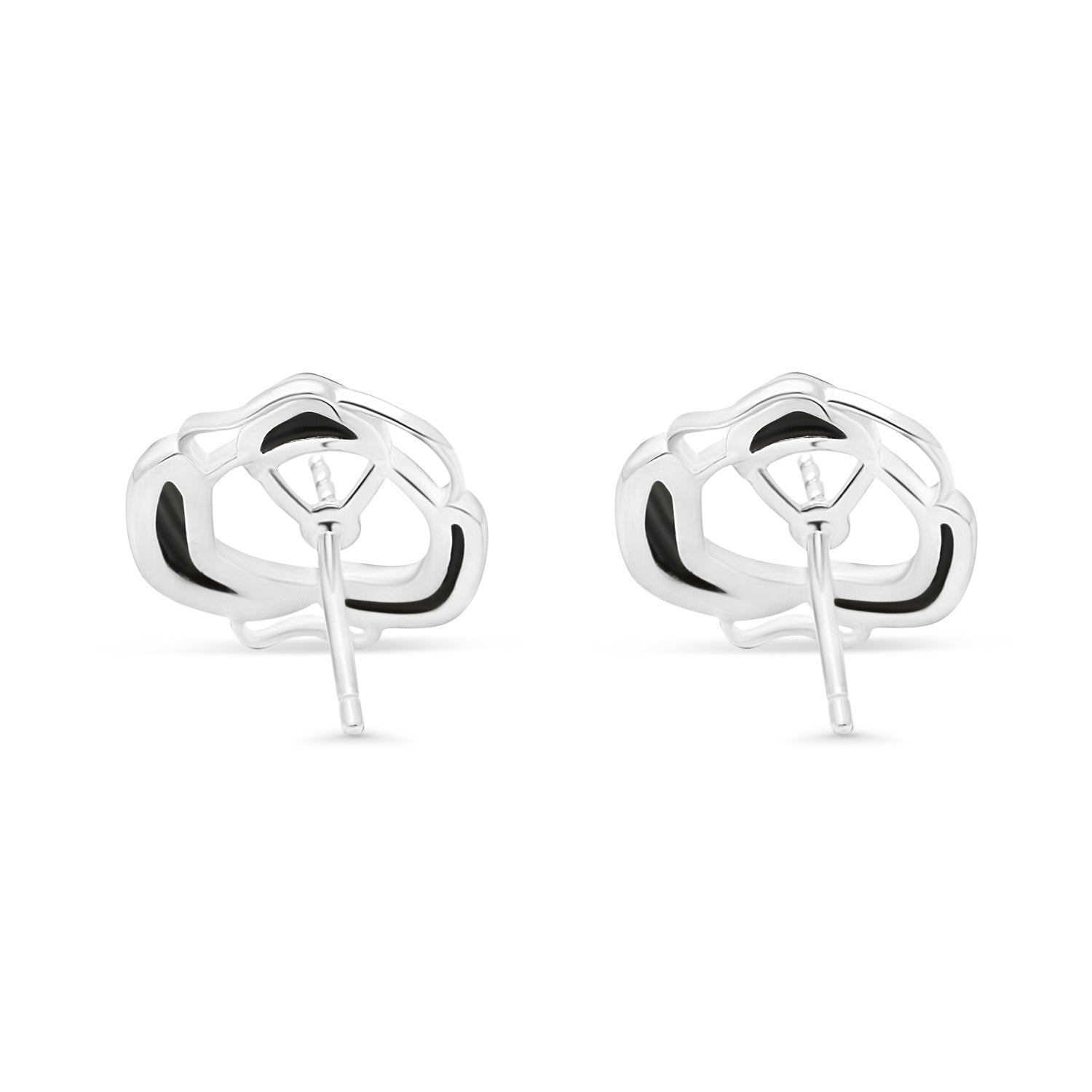 Studs Earring Bails 925 Silver for Pearl SC283
