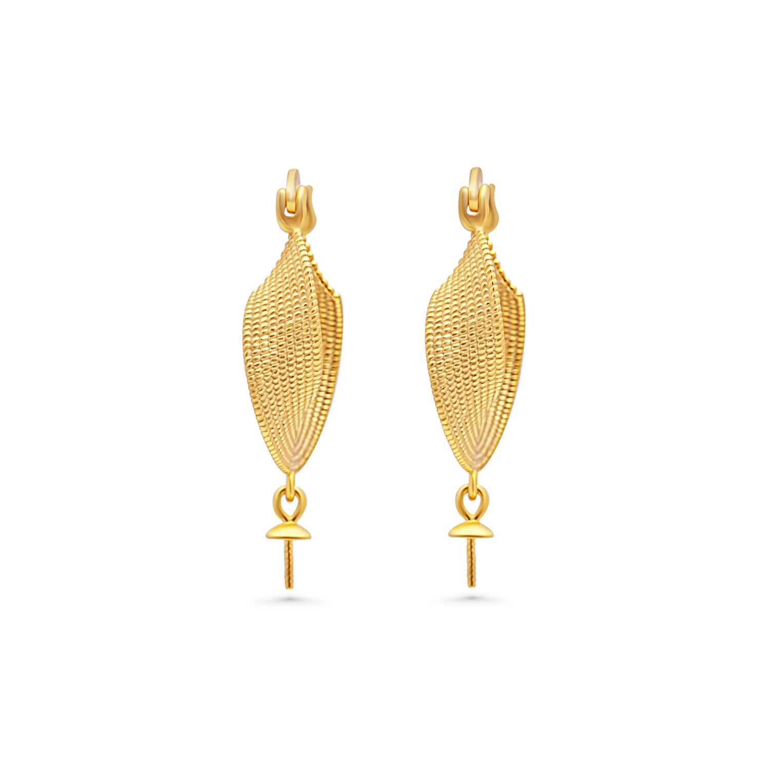 Dangle Earring Bails 925 Silver for Pearl SC355