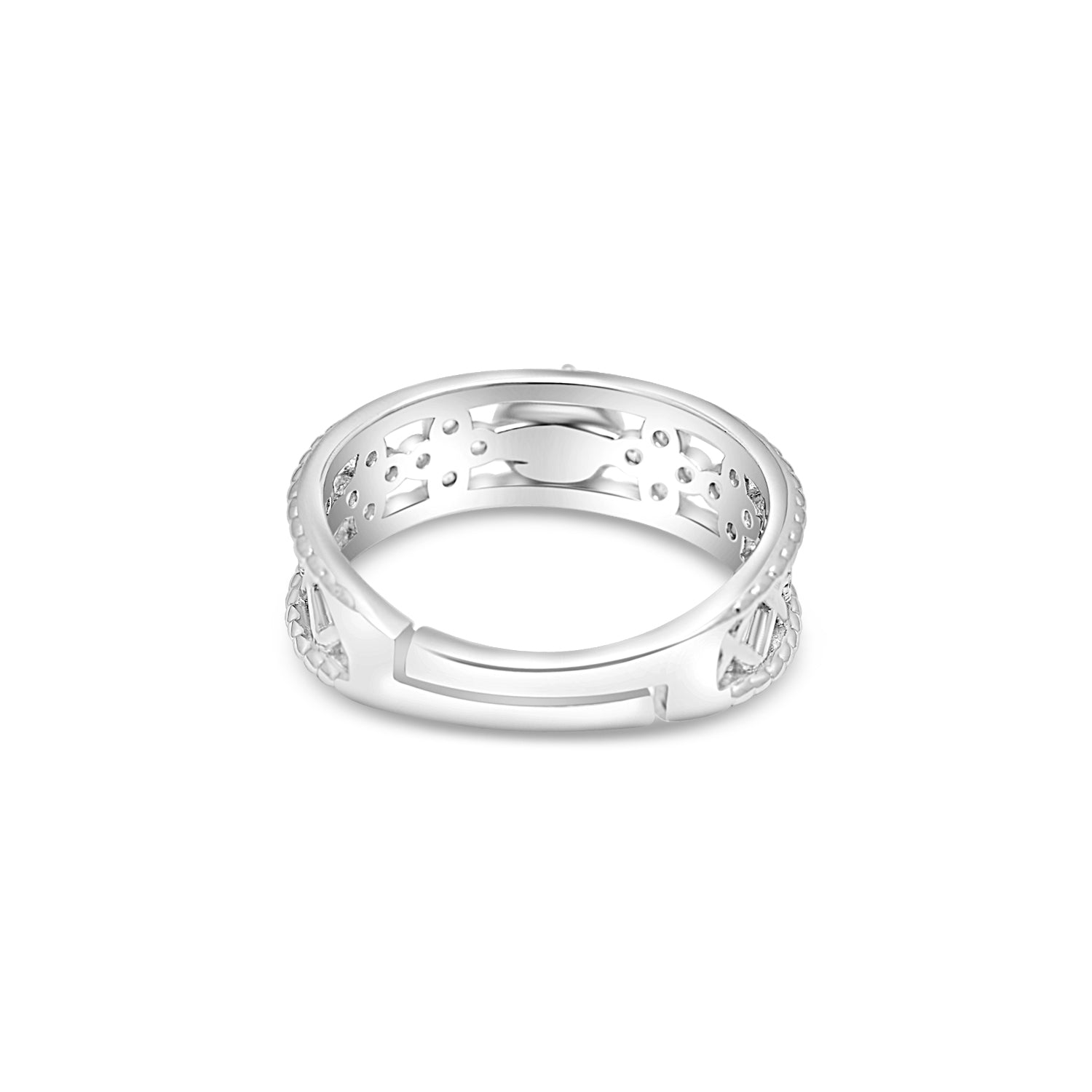 Adjustable Ring 925 Silver for pearl SC377