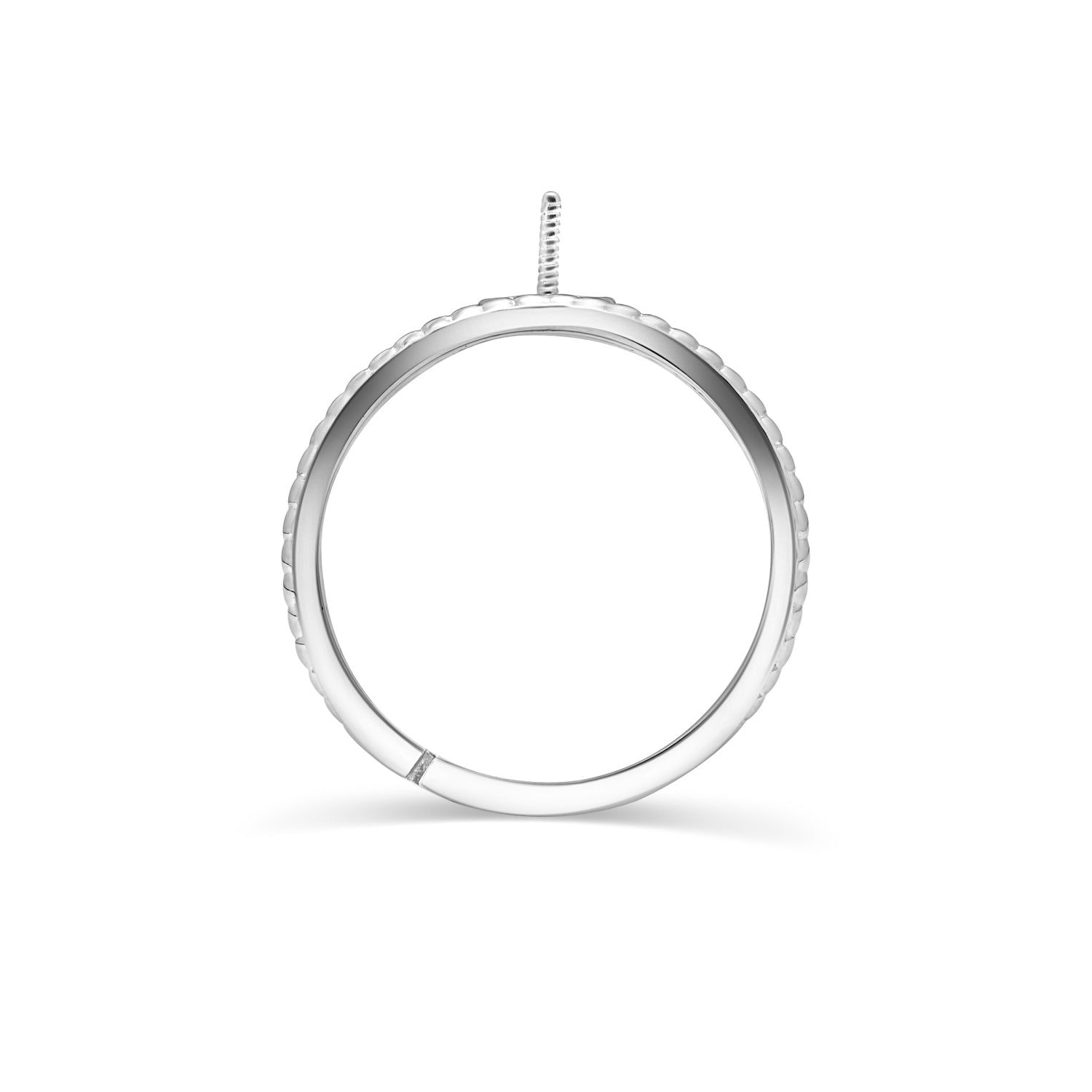Adjustable Ring 925 Silver for pearl SC377