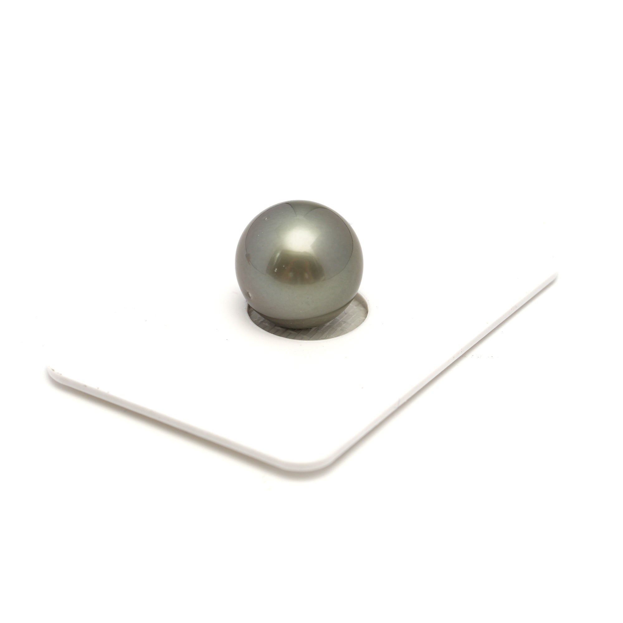 1pcs Olive Green 12.9mm - RSR AAA Quality Tahitian Pearl Single LP2407 OR6