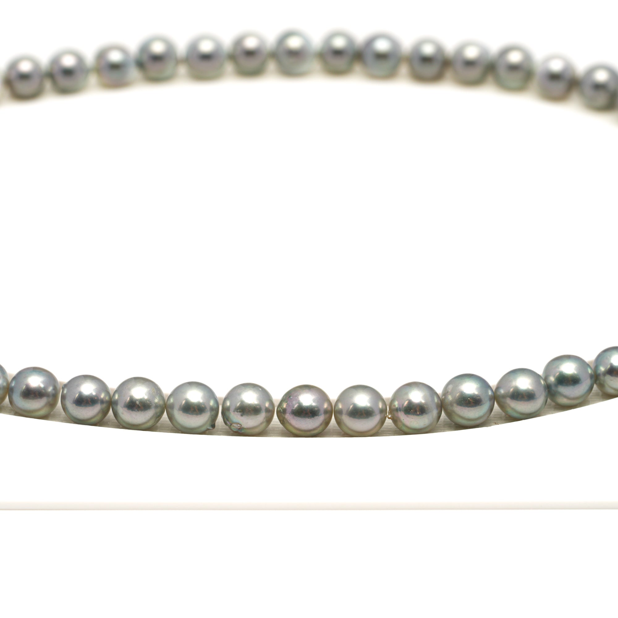 51pcs Akoya Pearl "High Luster" Silver Mix 7-7.8mm - SR/NR AA/A Quality Necklace AKNL1753 CMA1