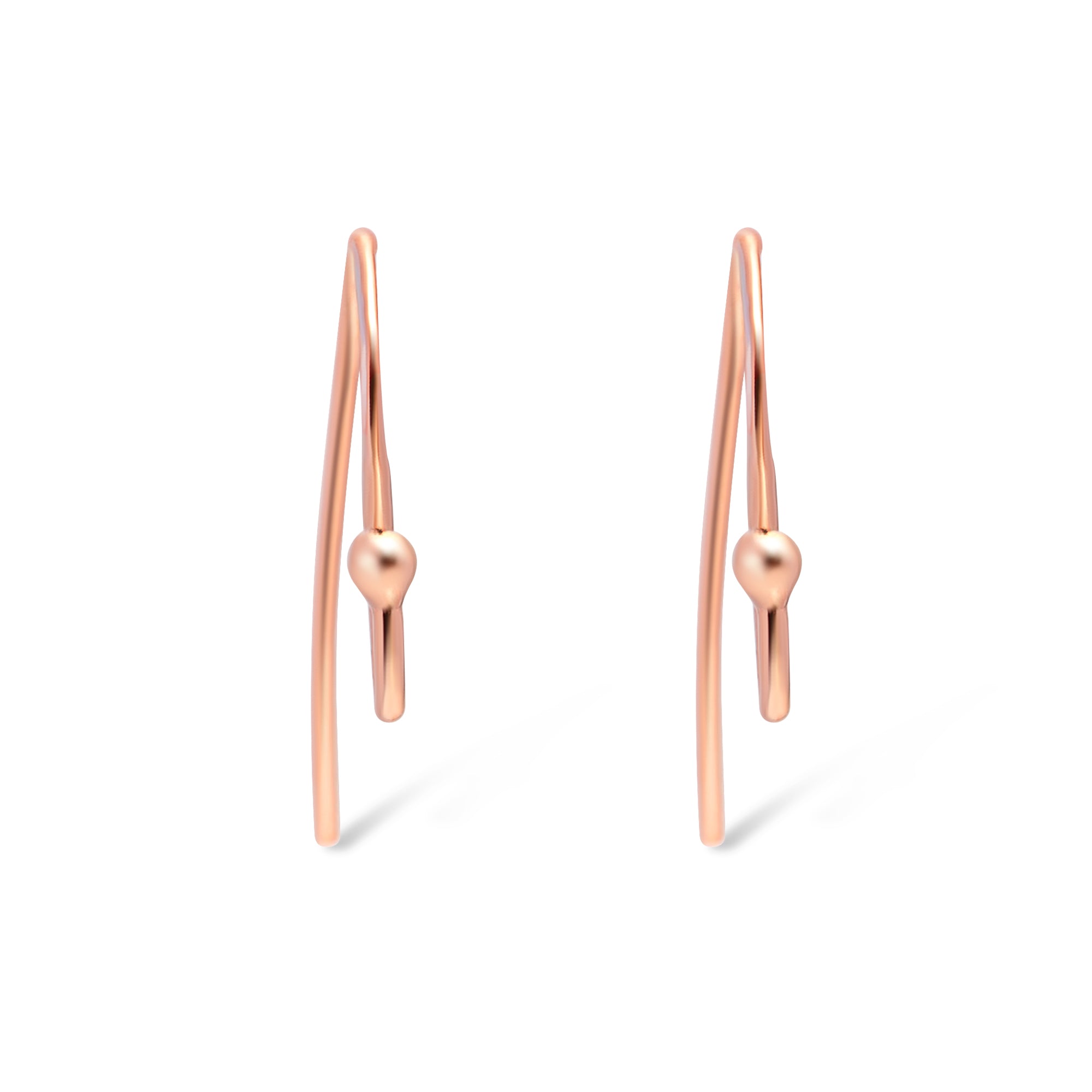 Chain Earring Bails 925 Silver for Pearl SC21