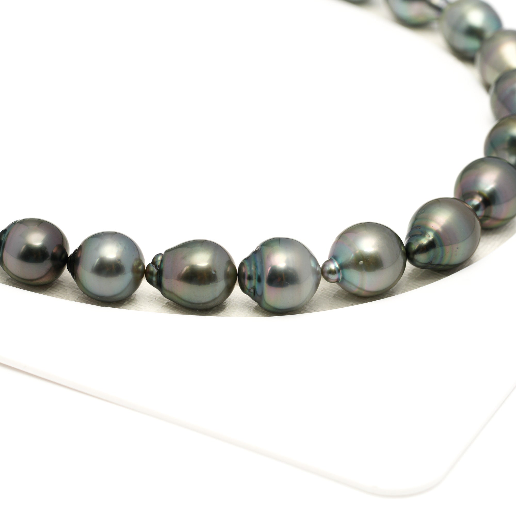 31pcs Light Mix 10-12mm - SB AAA Quality Tahitian Pearl Necklace NL1765 LP1