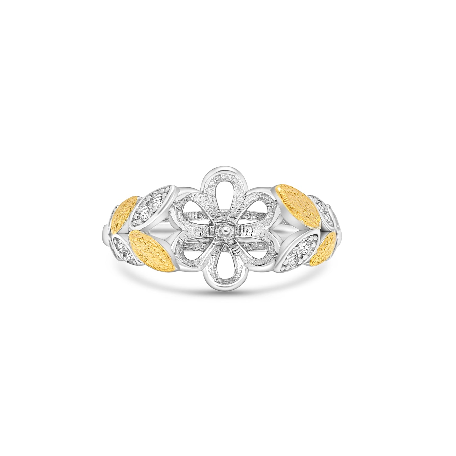 Adjustable Ring 925 Silver for pearl SC434