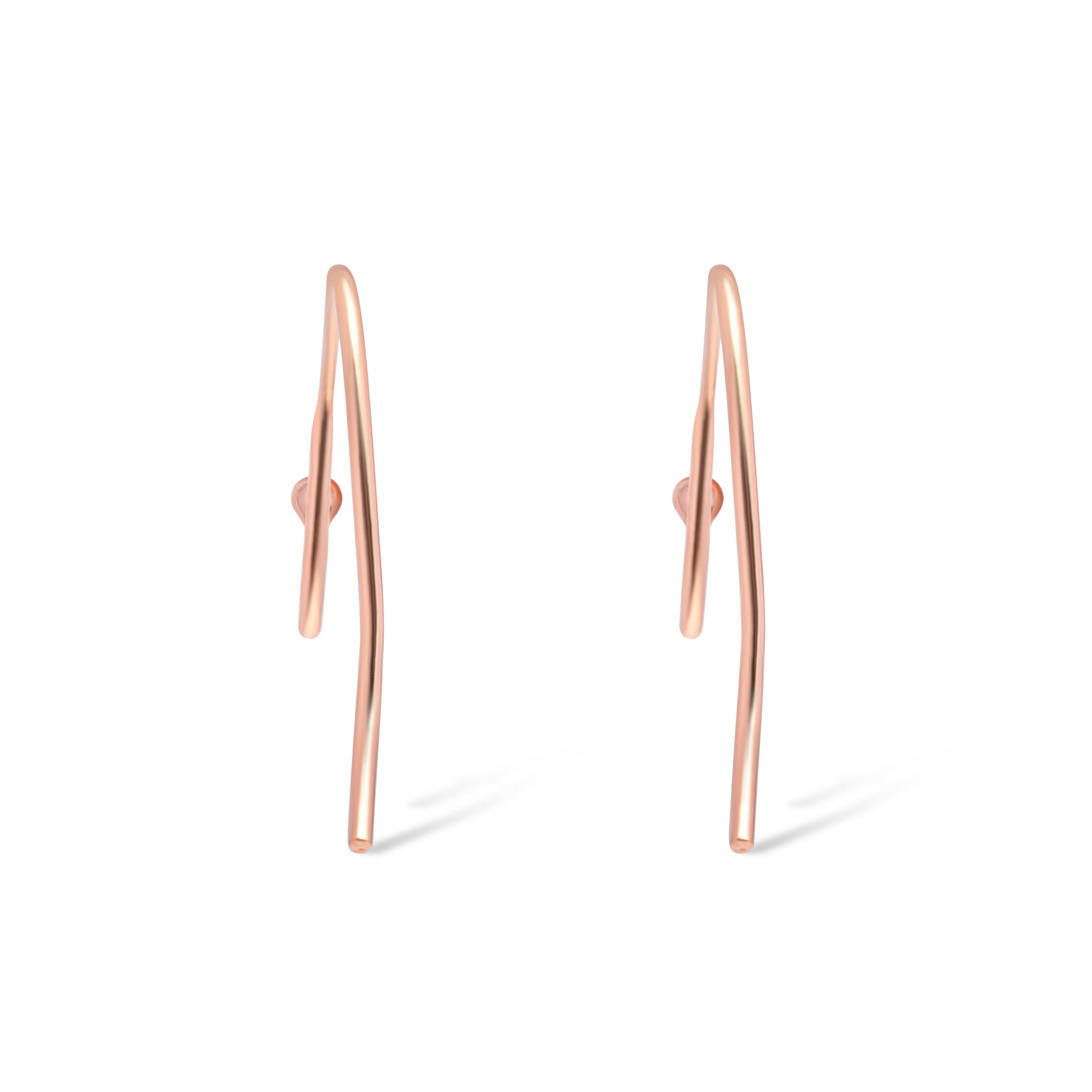 Chain Earring Bails 925 Silver for Pearl SC21