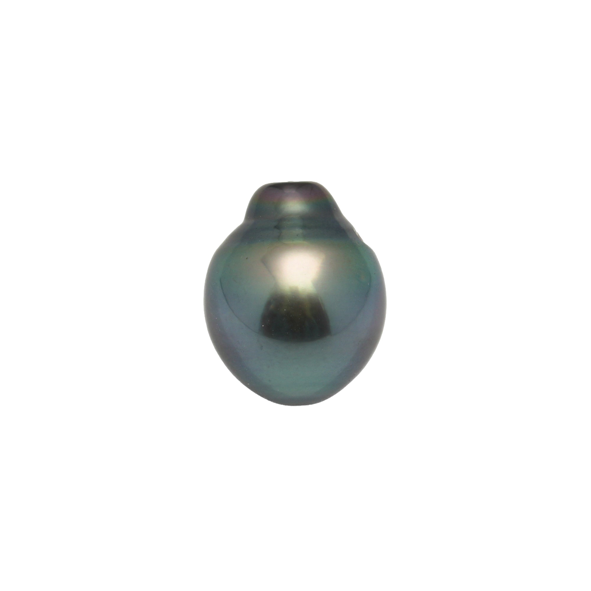 1pcs "High Luster" Blue Green 12.7mm - SB AAA Quality Tahitian Pearl Single LP2413 LP1