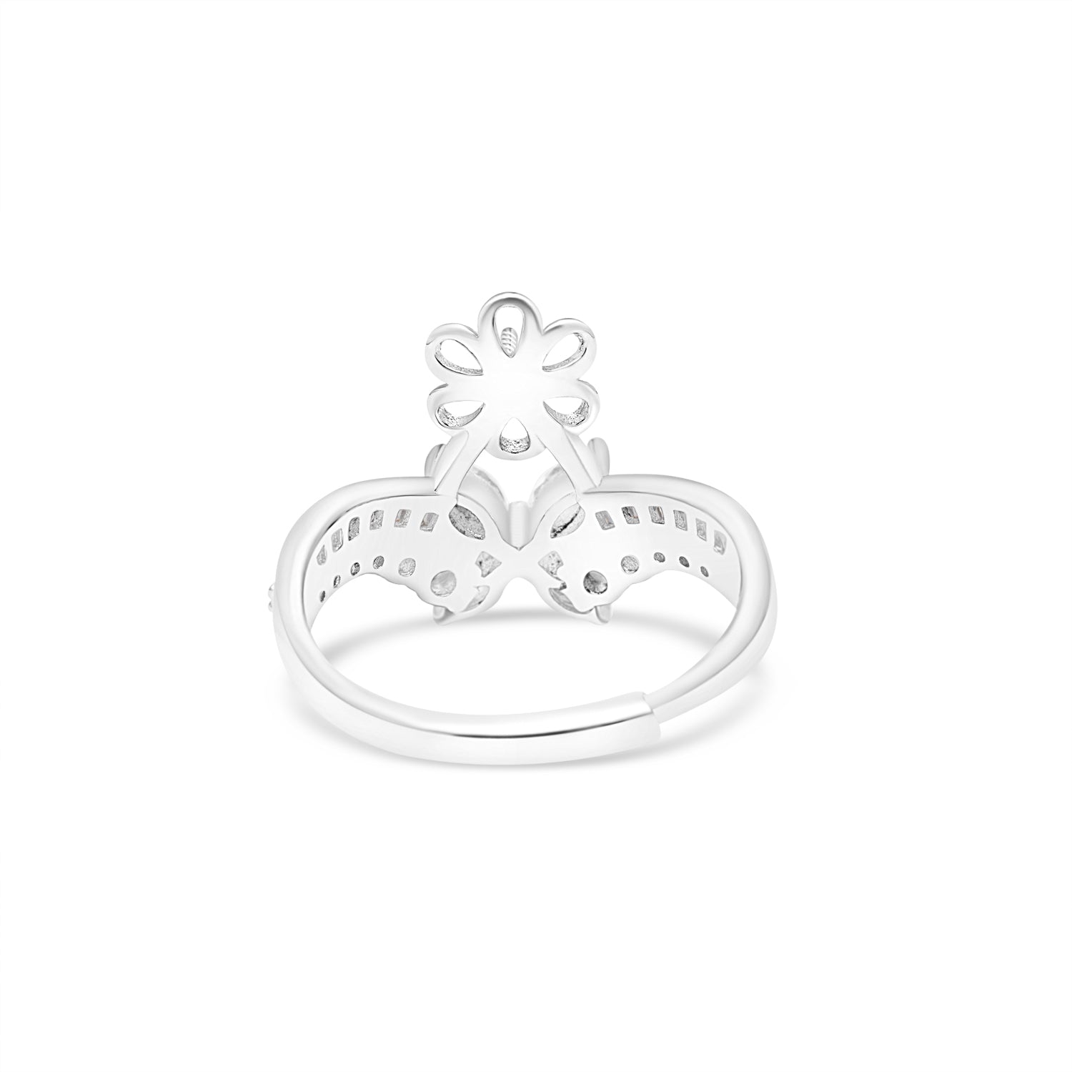 Adjustable Ring 925 Silver for pearl SC378