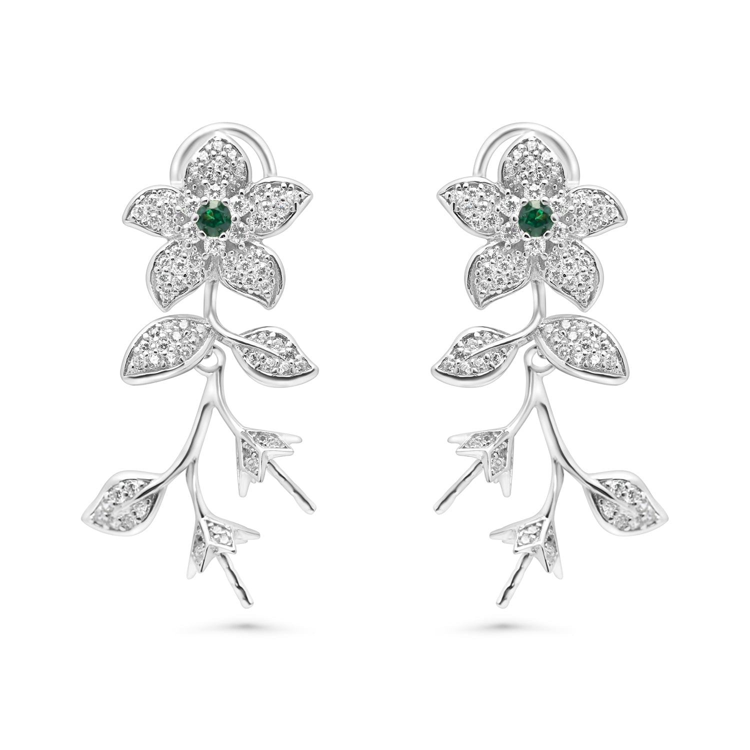 Dangle Earring Bails 925 Silver for Pearl SC285